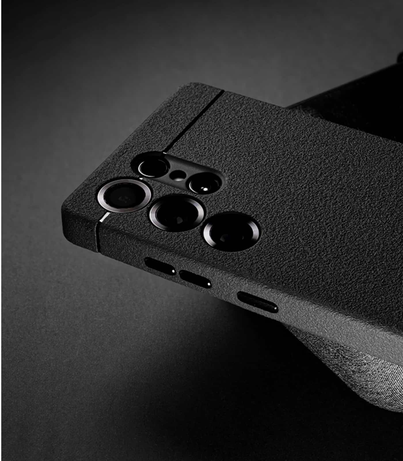 Caudabe Sheath Case with Magnets for Samsung Galaxy S25 Ultra - Black