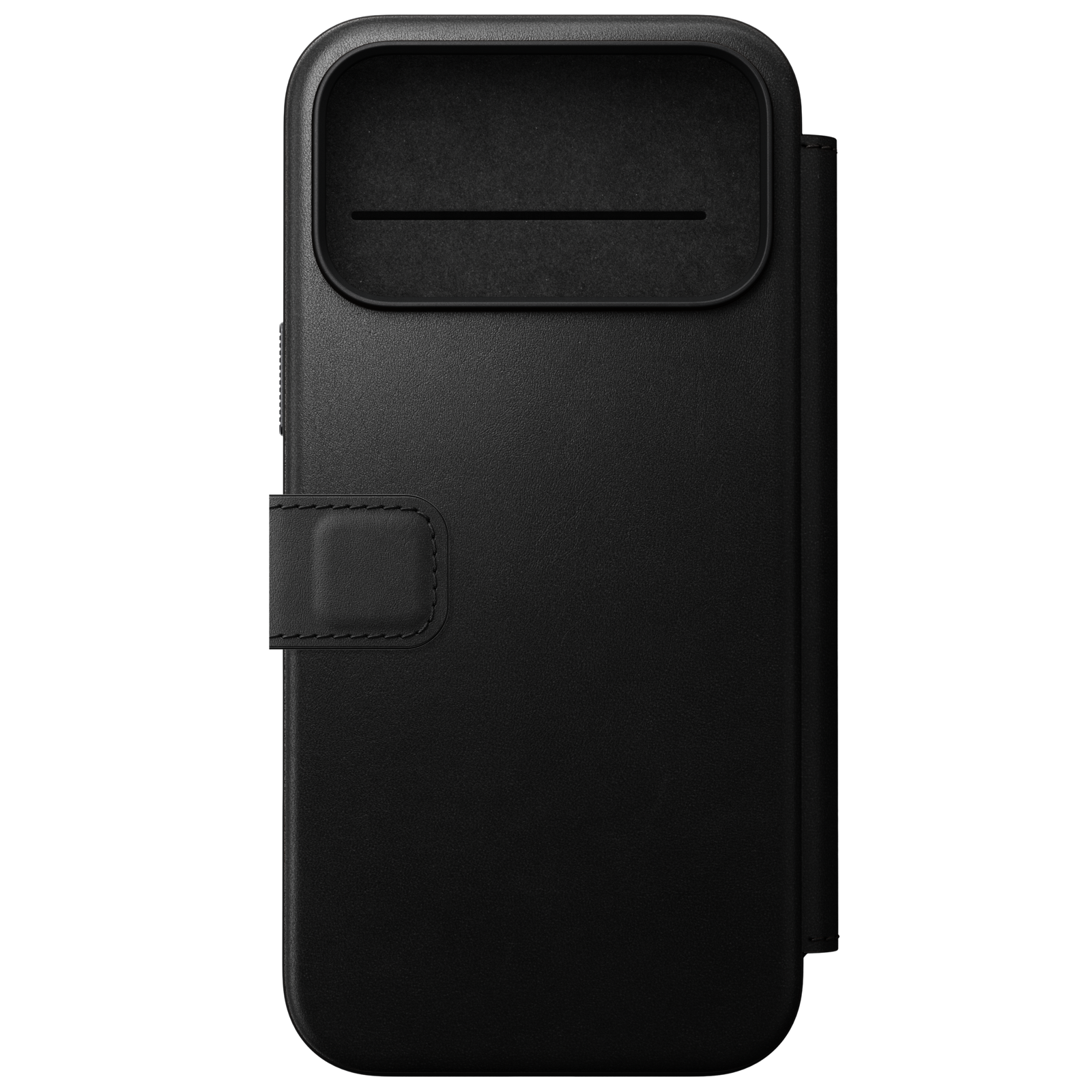 Modern Leather Folio Case for iPhone 18 Pro Max 6.9 in Black Ecco - Nomad