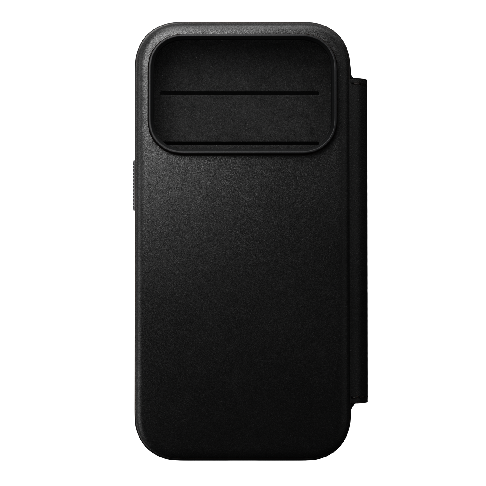 Modern Leather Folio Case for iPhone 18 Pro 6.3 in Black Ecco - Nomad