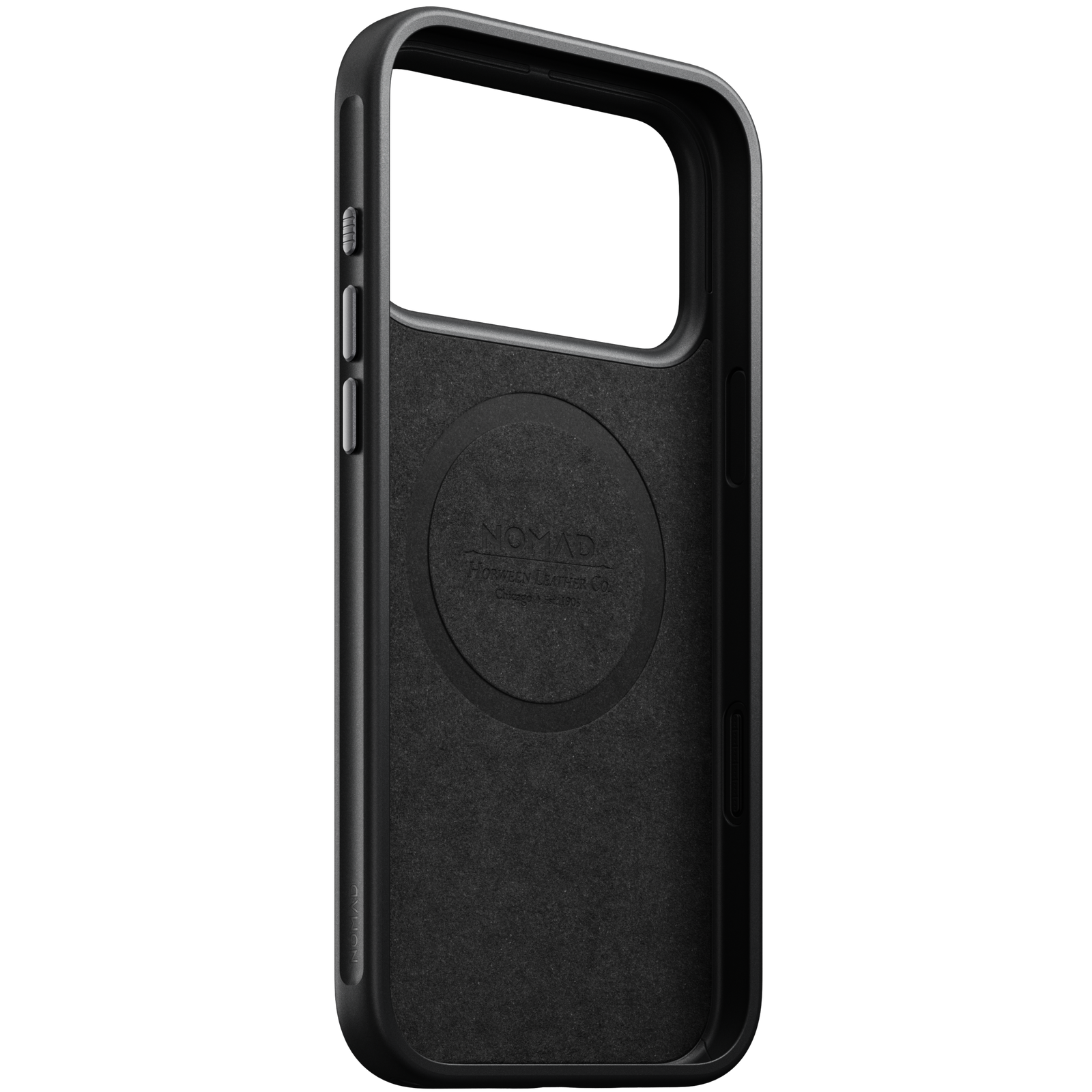 Modern Horween Leather Case for iPhone 18 Pro Max 6.9 in Black Horween - Nomad