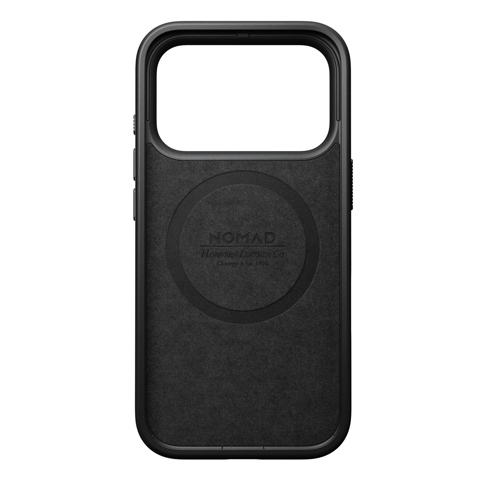 Modern Horween Leather Case for iPhone 18 Pro 6.3 in Black Horween - Nomad