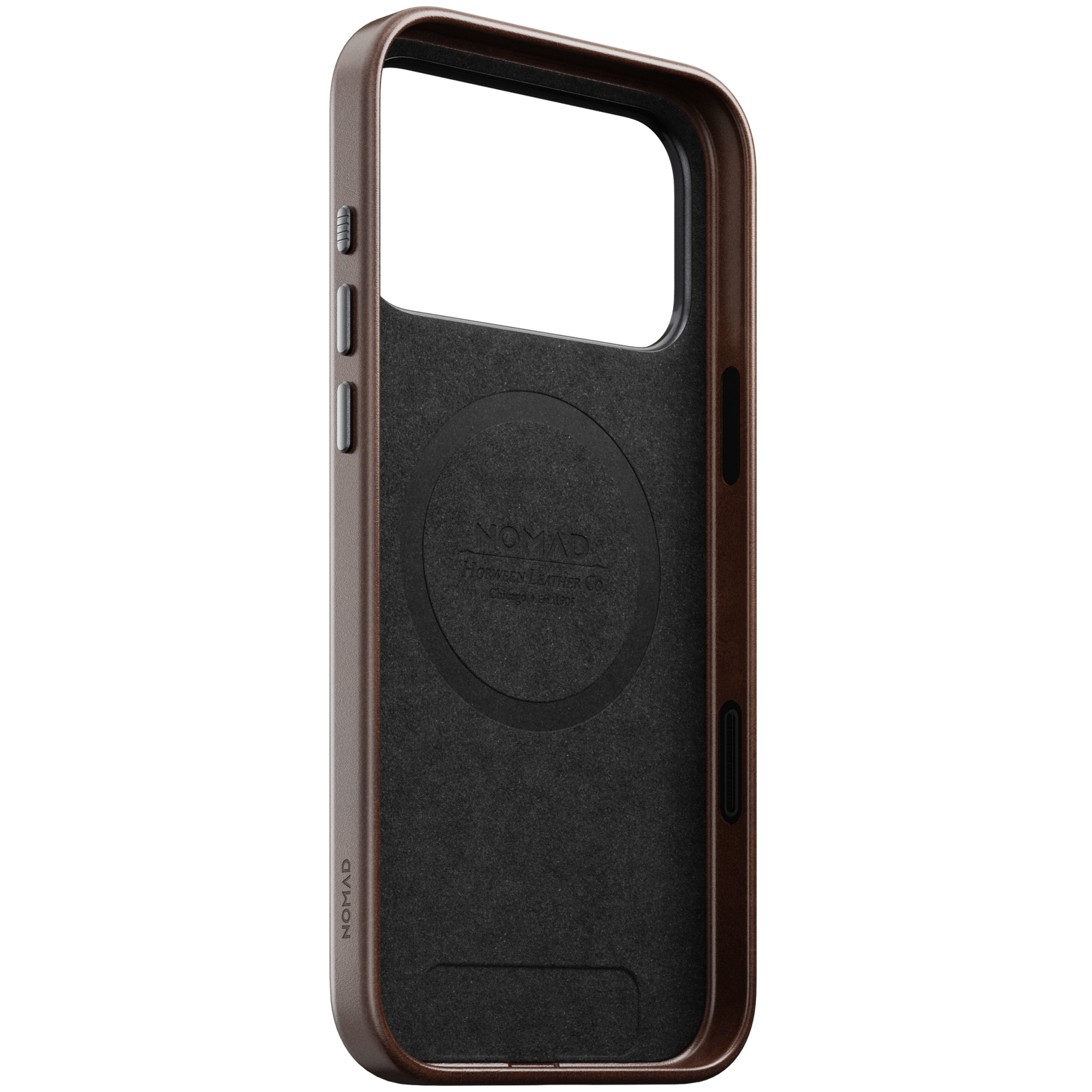 Traditional Horween Leather Case for iPhone 18 Pro Max 6.9 in Rustic Brown Horween - Nomad
