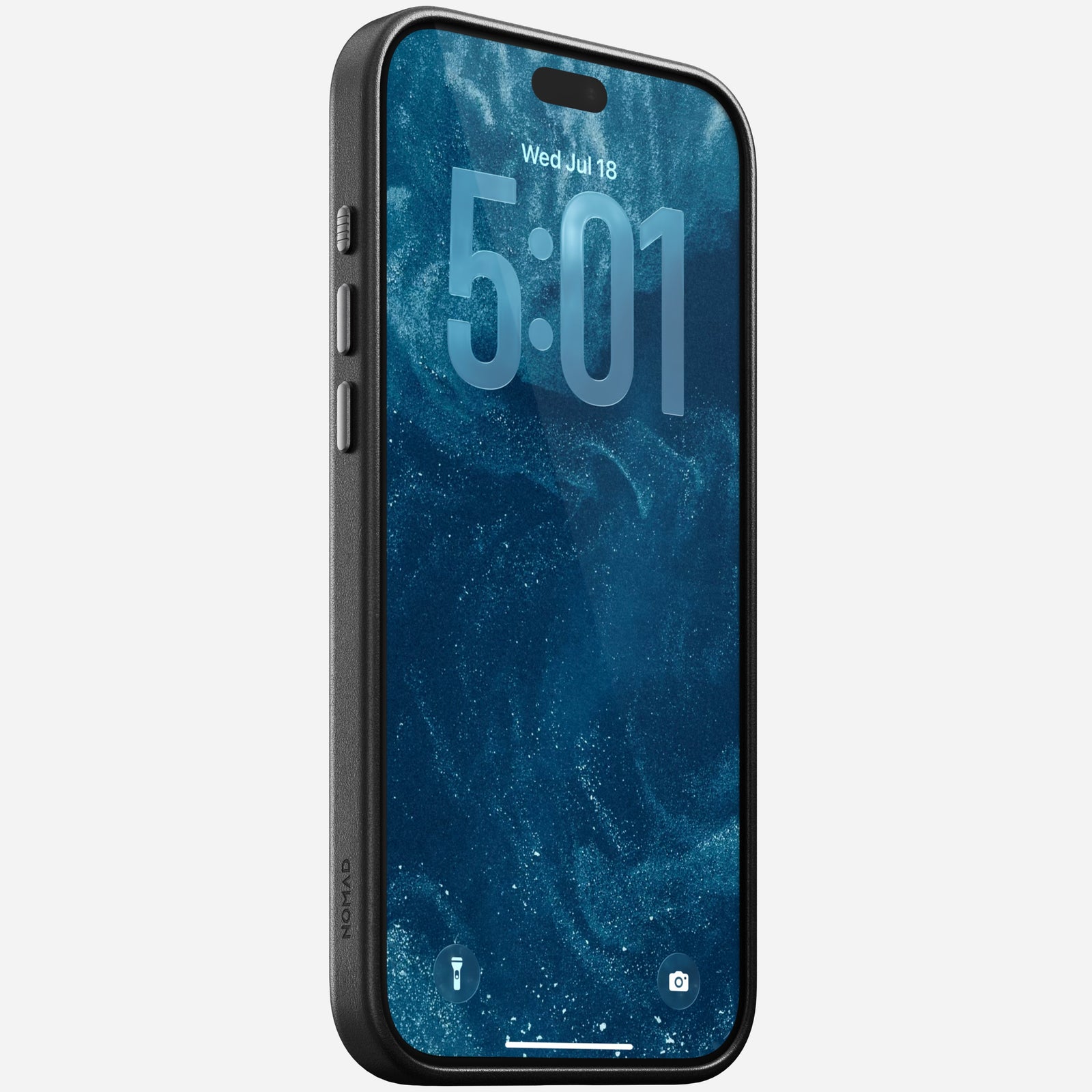 Traditional Leather Case for iPhone 18 Pro Max 6.9 in Black Ecco - Nomad