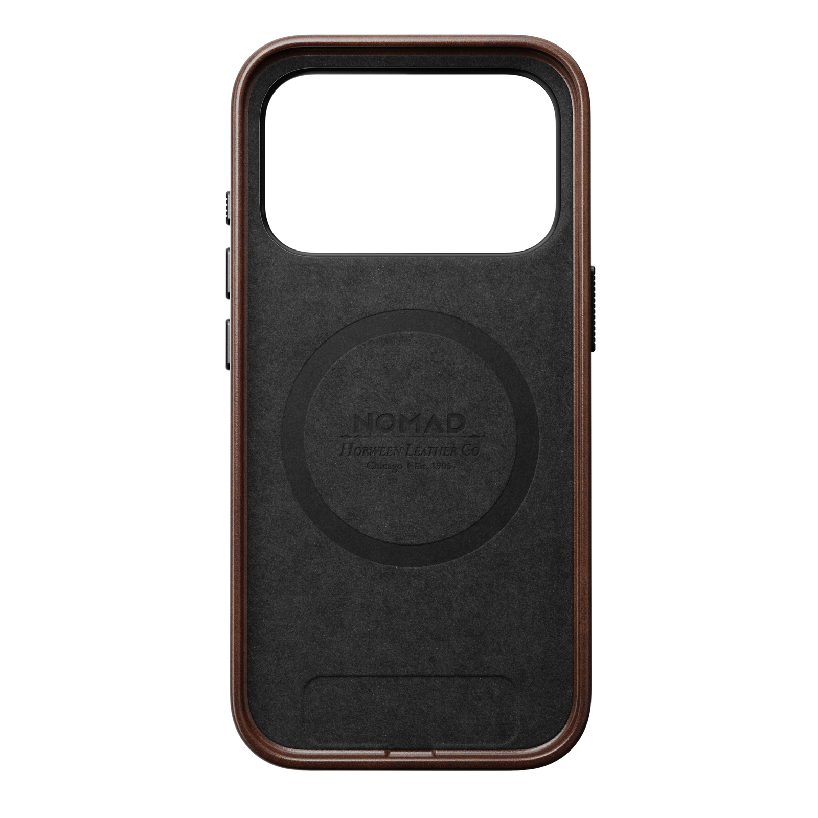Traditional Horween Leather Case for iPhone 18 Pro 6.3 in Rustic Brown Horween - Nomad