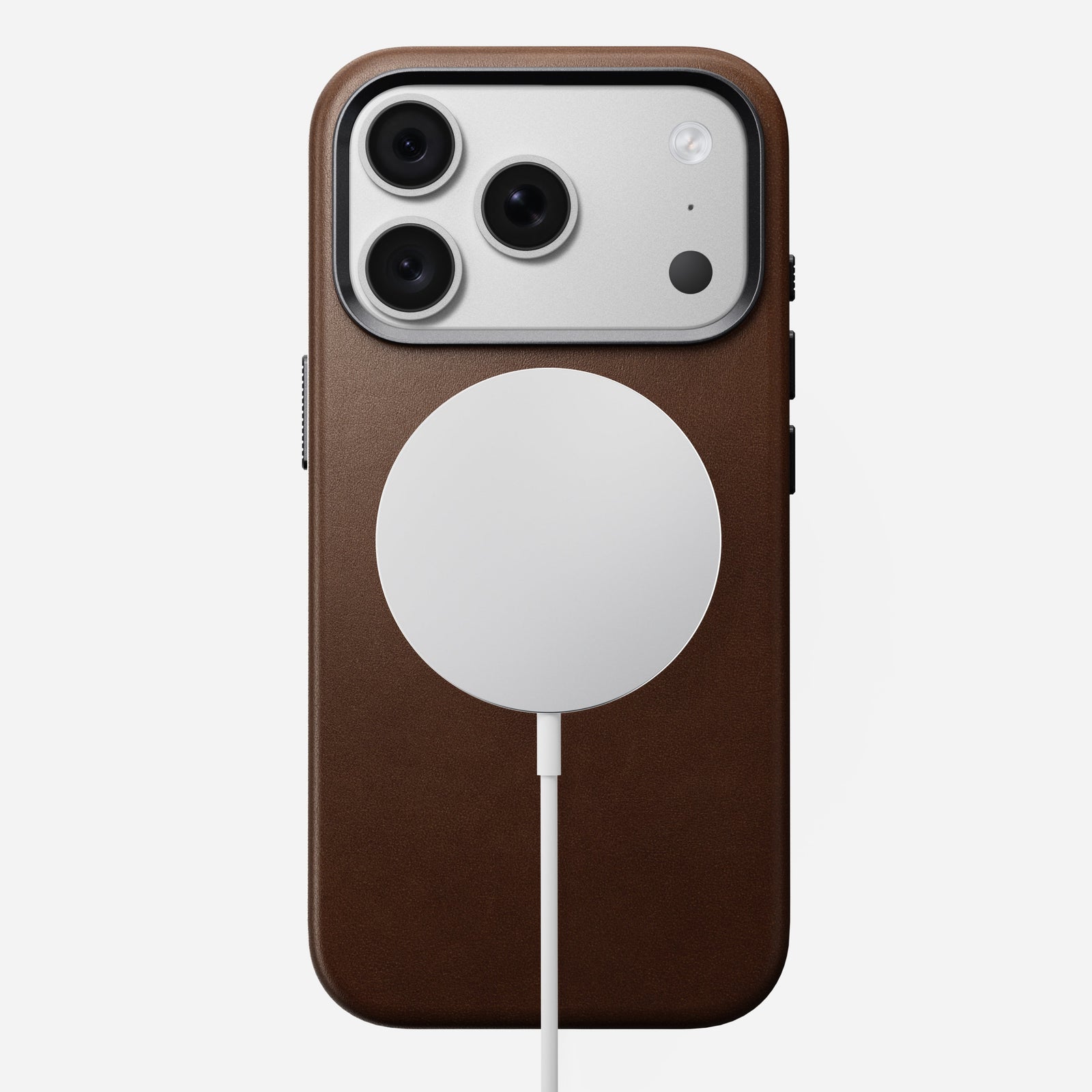 Traditional Leather Case for iPhone 18 Pro 6.3 in Brown Ecco - Nomad