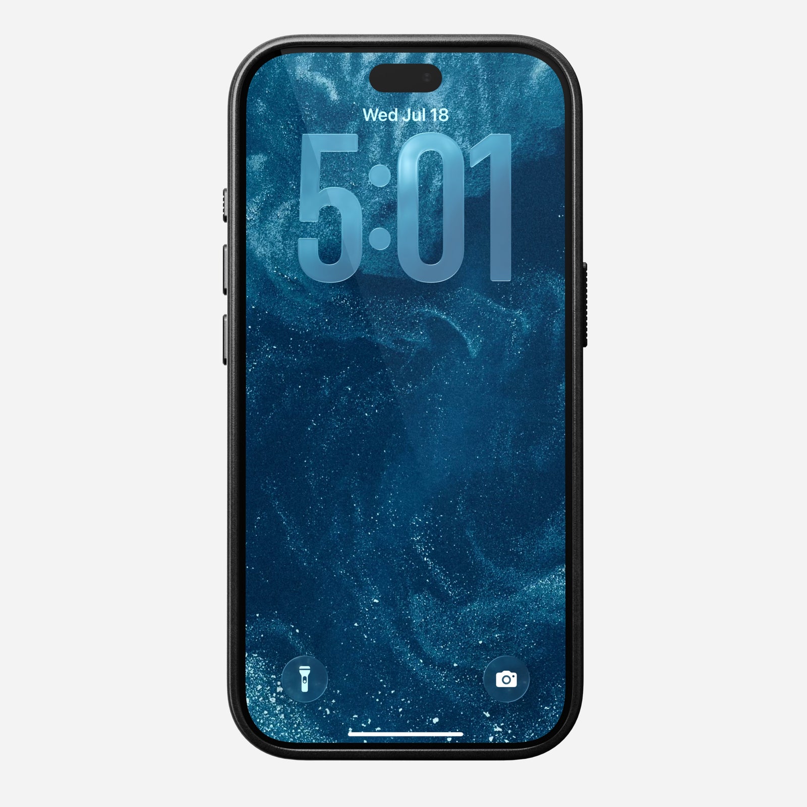 Traditional Horween Leather Case for iPhone 18 Pro 6.3 in Black Horween - Nomad