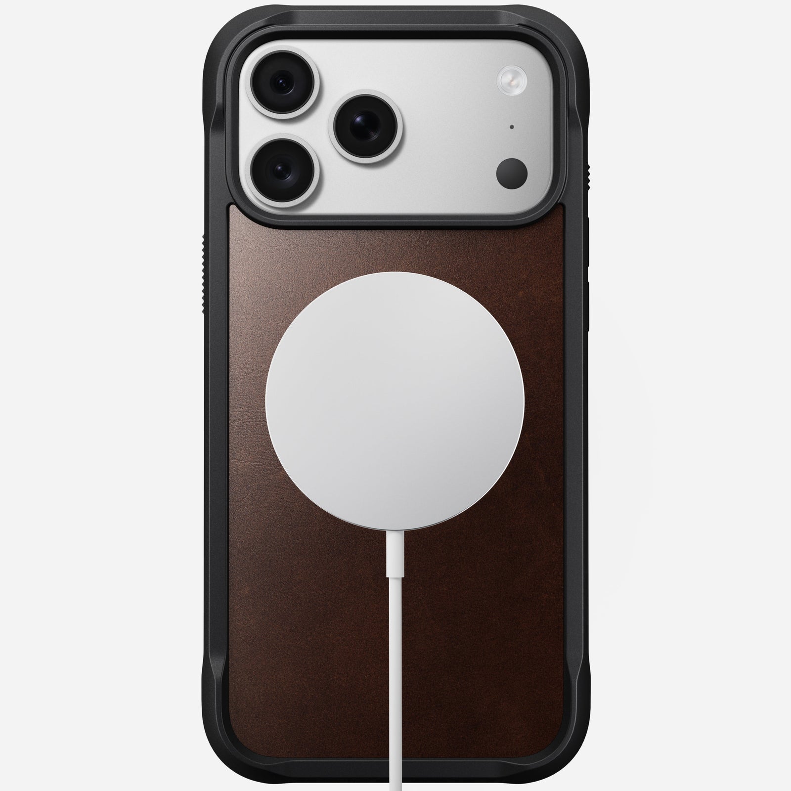 Rugged Horween Leather Case for iPhone 18 Pro Max 6.9 in Rustic Brown Horween - Nomad