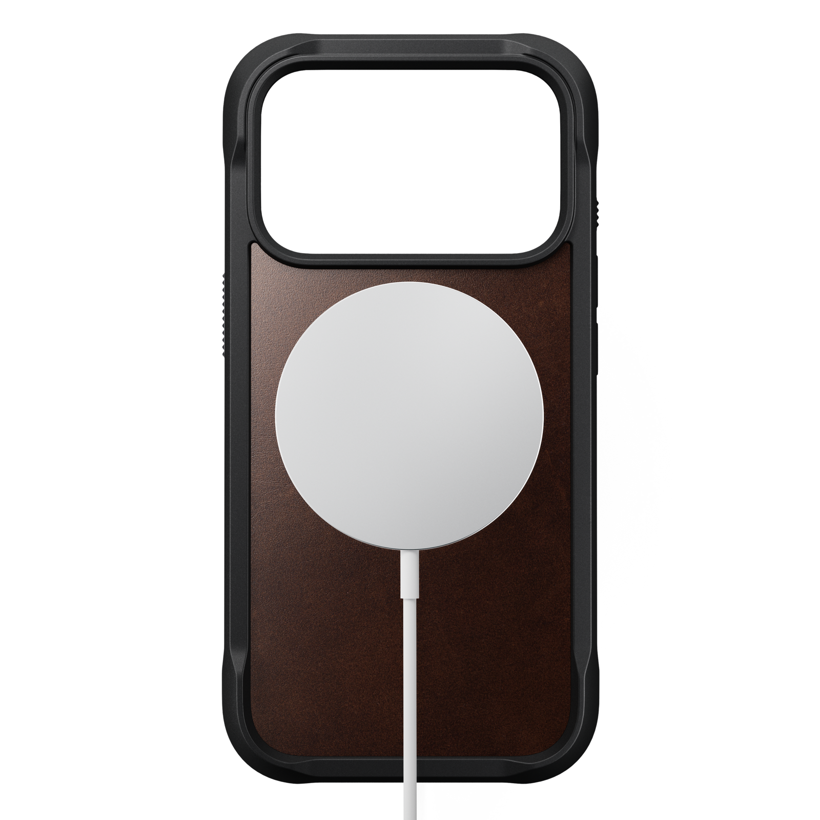 Rugged Horween Leather Case for iPhone 18 Pro 6.3 in Rustic Brown Horween - Nomad