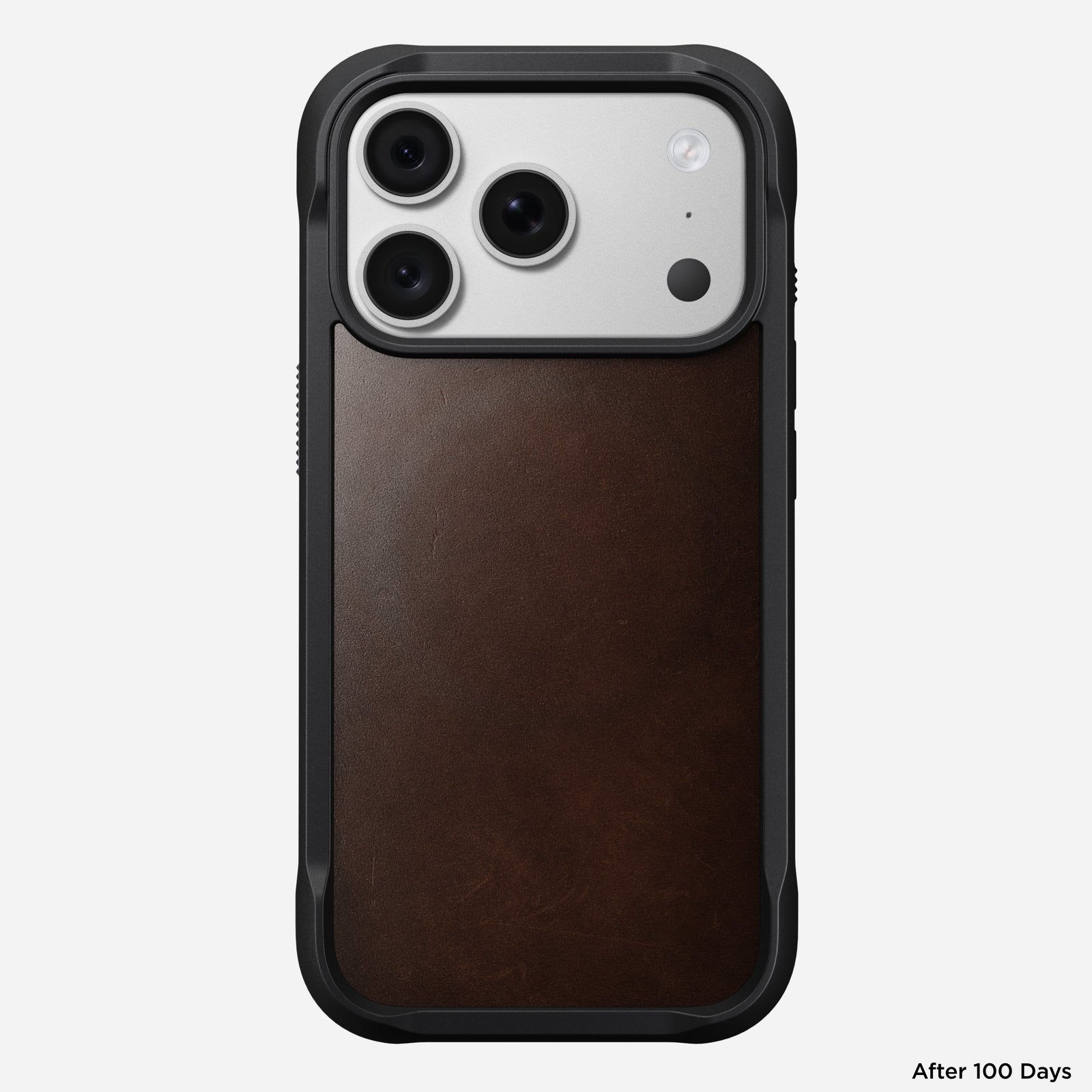 Rugged Horween Leather Case for iPhone 18 Pro 6.3 in Rustic Brown Horween - Nomad