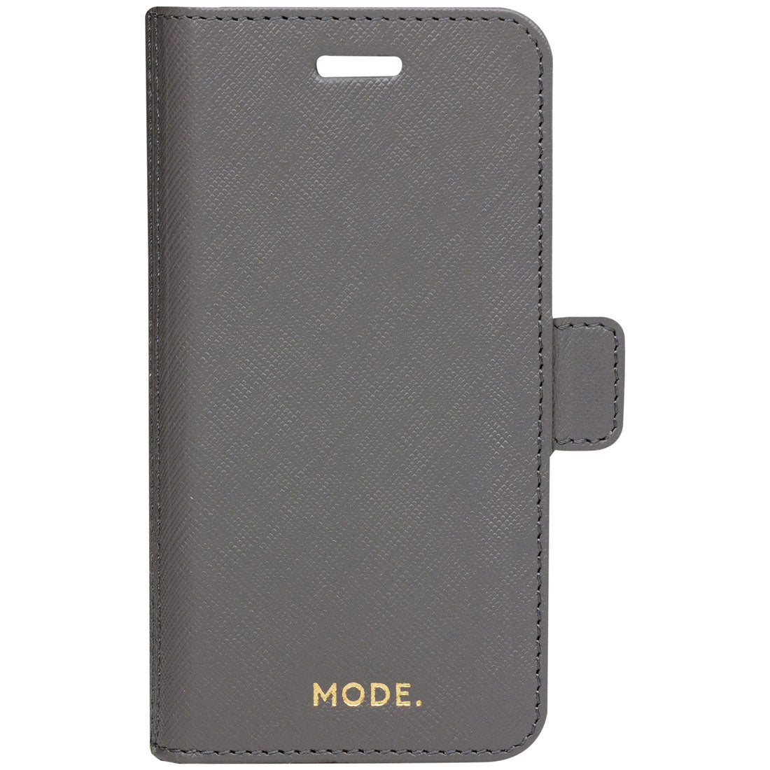 Dbramante1928 New York Leather Folio Case iPhone 8 / 7 / 6 Shadow Grey - BONUS Screen Protector