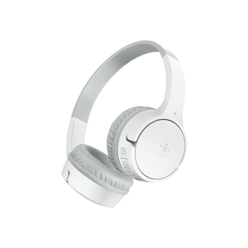 Belkin Soundform Mini Wireless Headphones for Kids - White