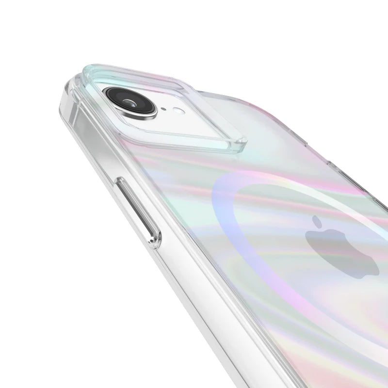 Case-Mate Soap Bubble MagSafe Case For iPhone 16e / 15 / 14 / 13 Standard - Iridescent