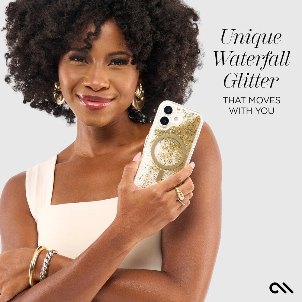 Case-Mate Waterfall MagSafe Case For iPhone 17 Standard - Gold