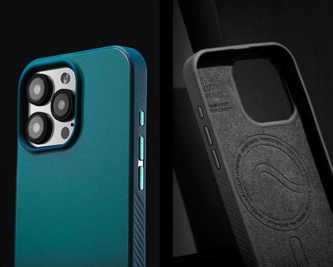 Caudabe Paragon Slim ShockLite Case & MagSafe iPhone 16 Pro Max 6.9 - Seaglass