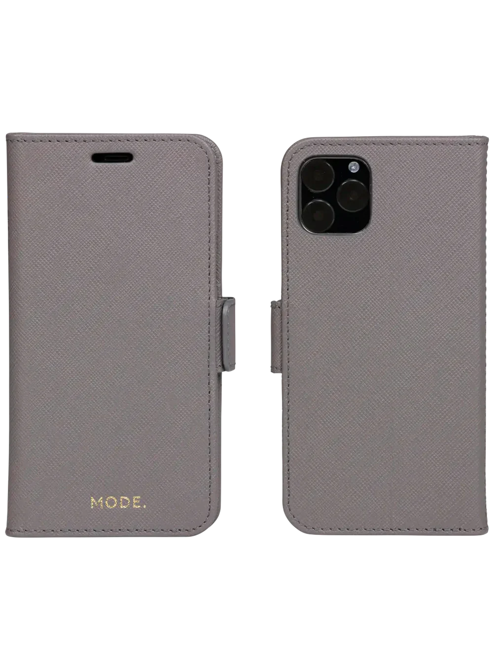 Dbramante1928 New York Leather Folio Case iPhone 11 Pro / X / XS - Shadow Grey