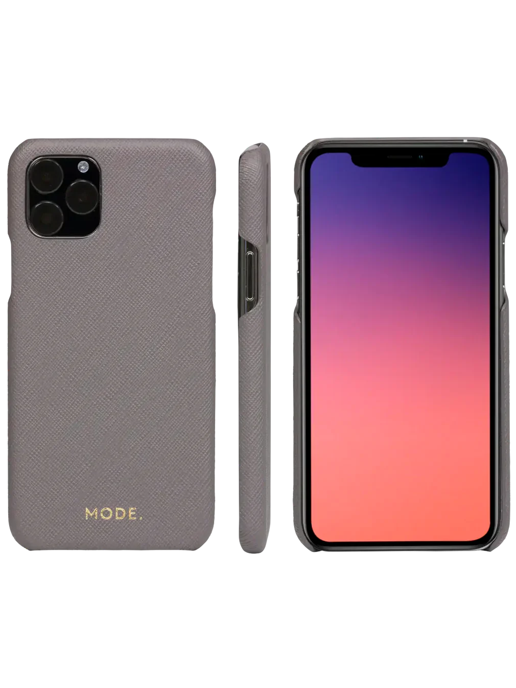 Dbramante1928 New York Leather Folio Case iPhone 11 Pro / X / XS - Shadow Grey