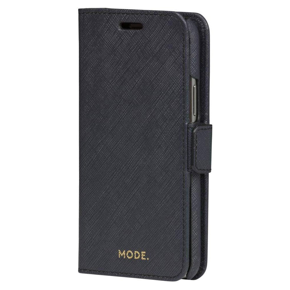 Dbramante1928 New York Leather Folio Case iPhone 11 Pro / X / XS -Night Black