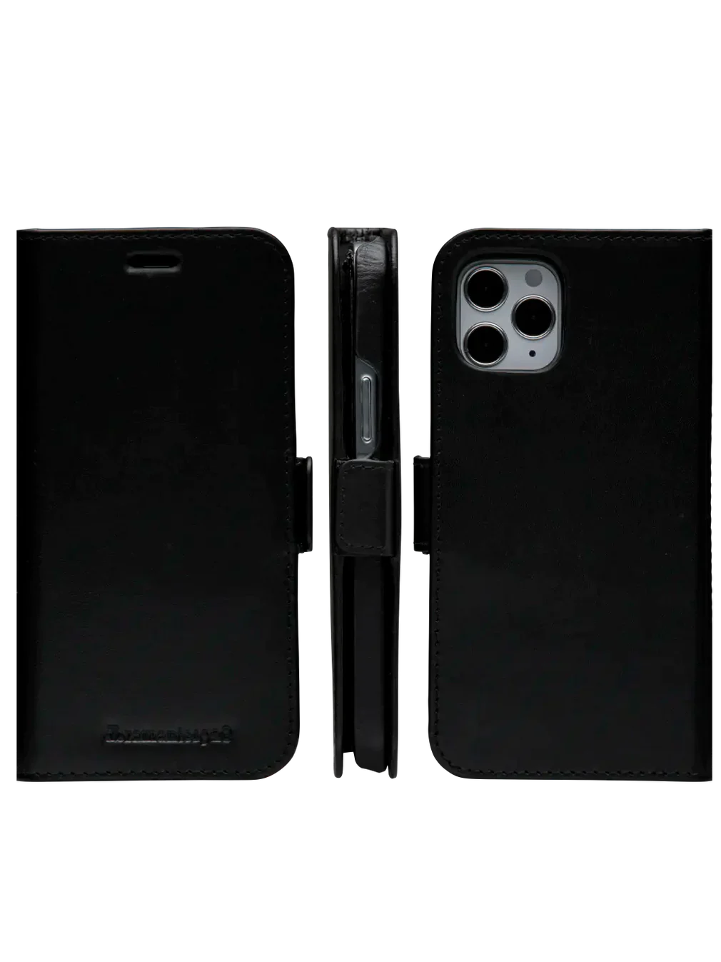 Dbramante1928 Lynge Leather Folio Case iPhone 12 / 12 Pro - Black