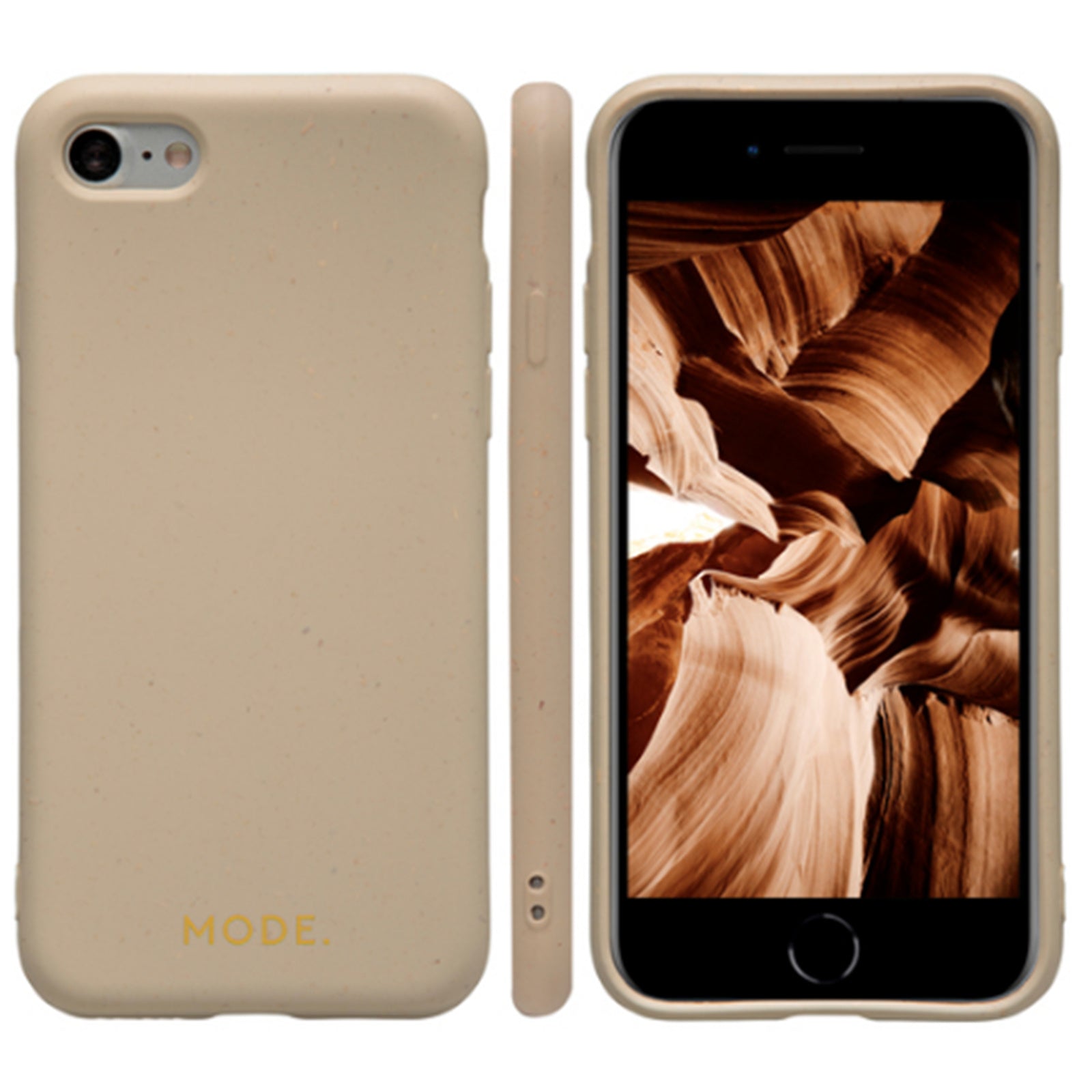 Dbramante1928 Barcelona Case iPhone SE 3rd / 2nd / 8 / 7 Sahara Sand - BONUS Screen Protector