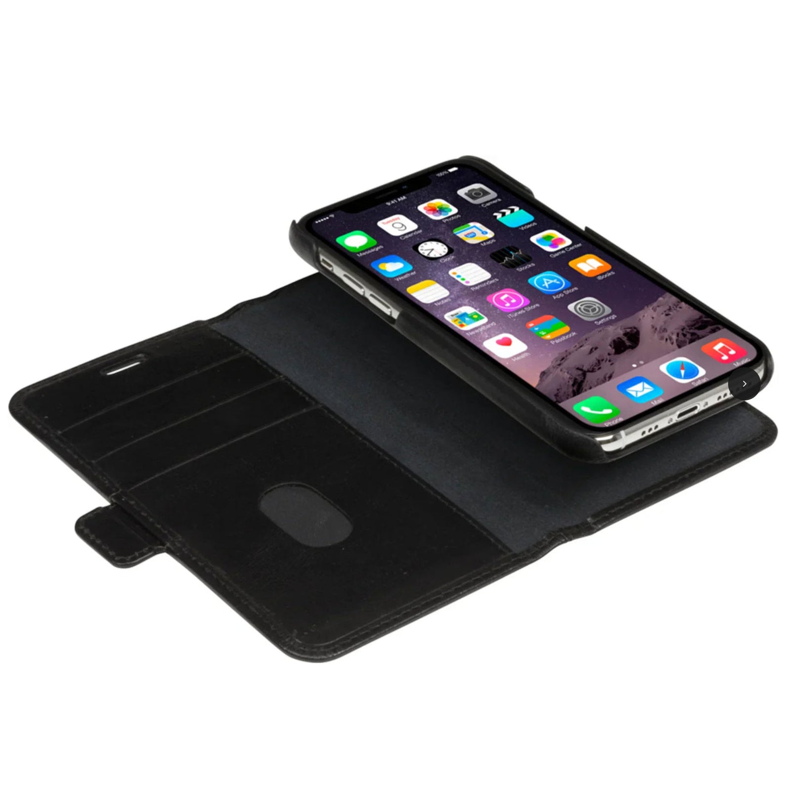 Dbramante1928 Lynge Leather Folio Case iPhone 11 Pro - Black