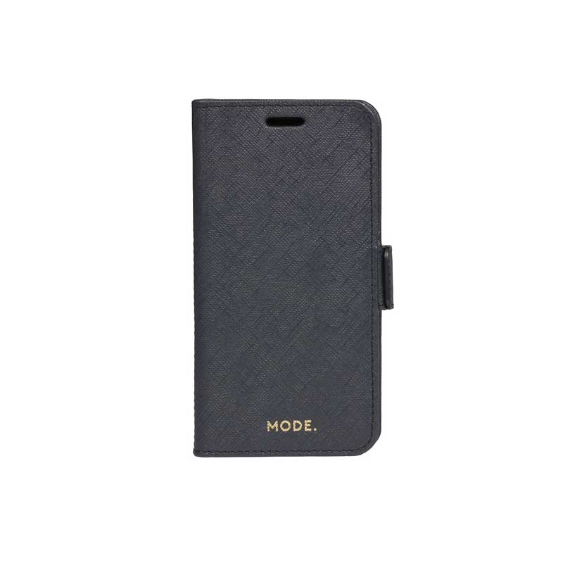 Dbramante1928 Milano Saffiano Leather Folio Case iPhone 11 Pro / X / XS - Night Black