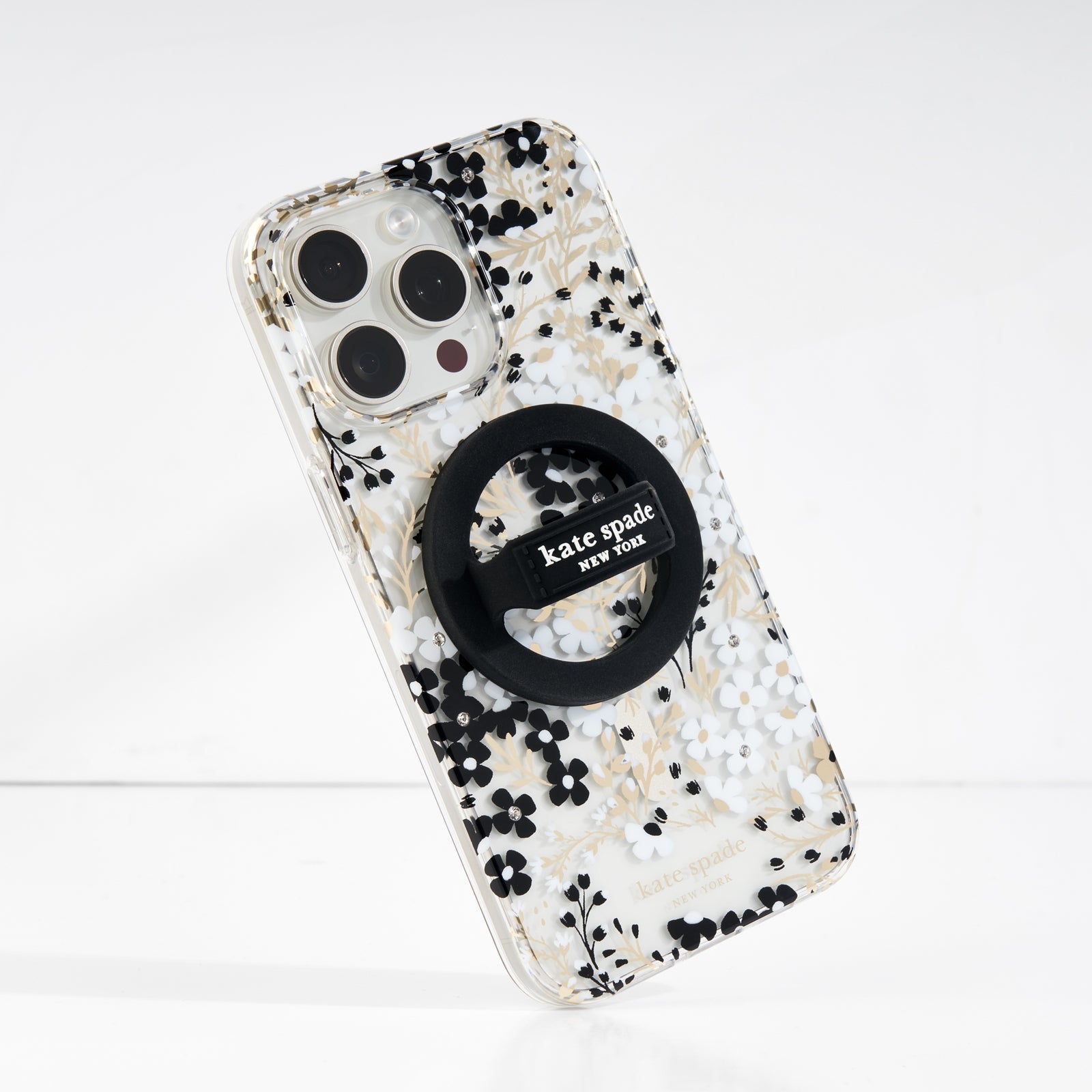 Kate Spade Magnetic Loop Grip For MagSafe - Black