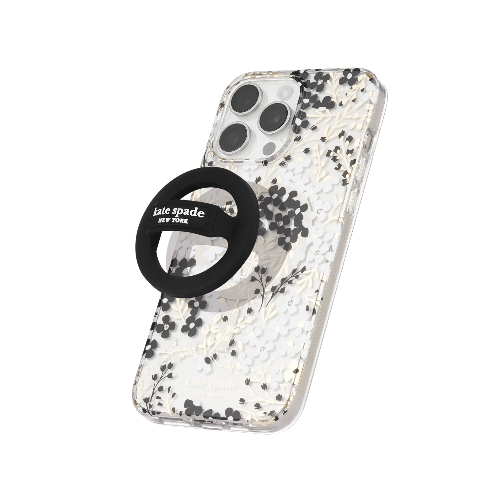 Kate Spade Magnetic Loop Grip For MagSafe - Black