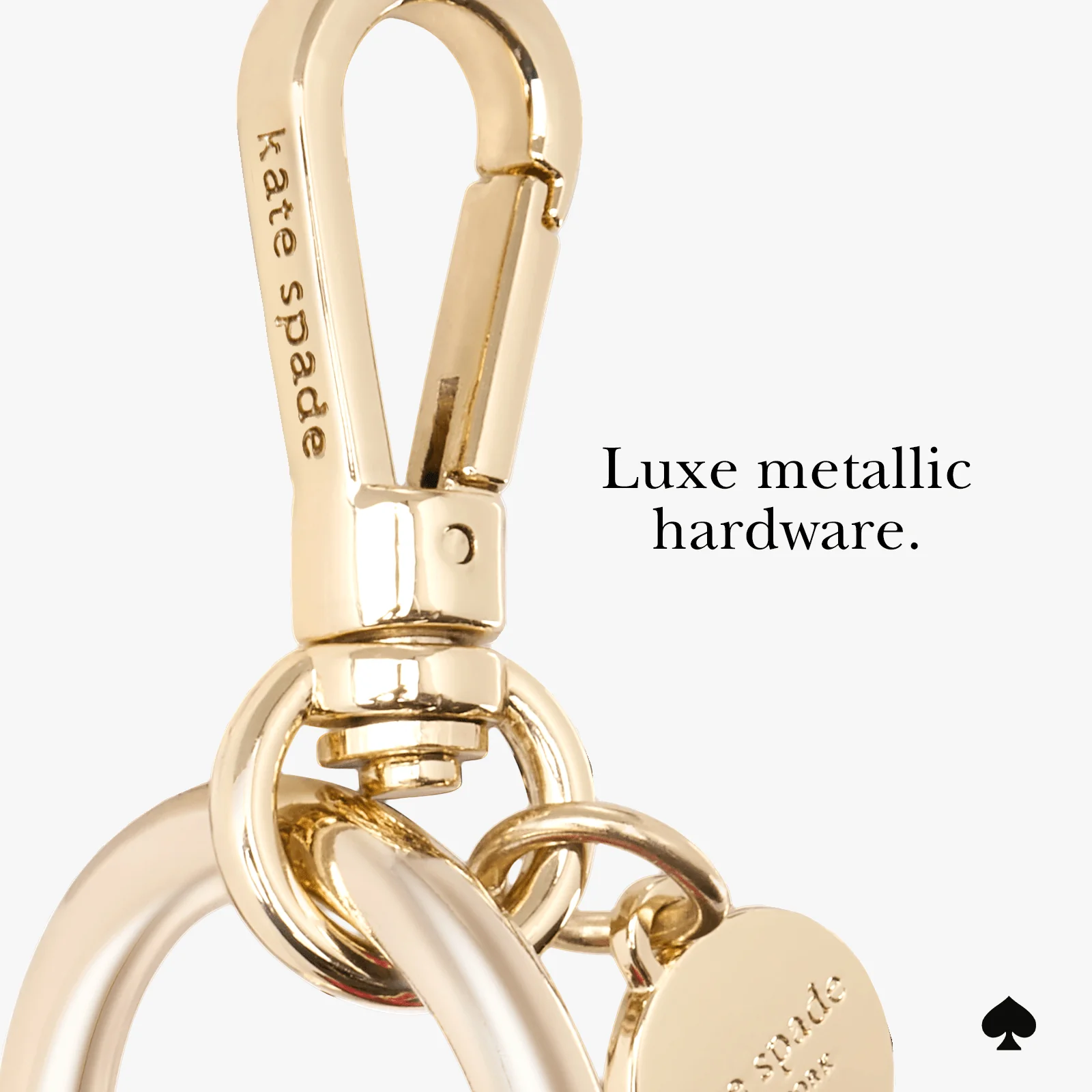 Kate Spade Heart Charm Keychain for AirTag - Mac Addict