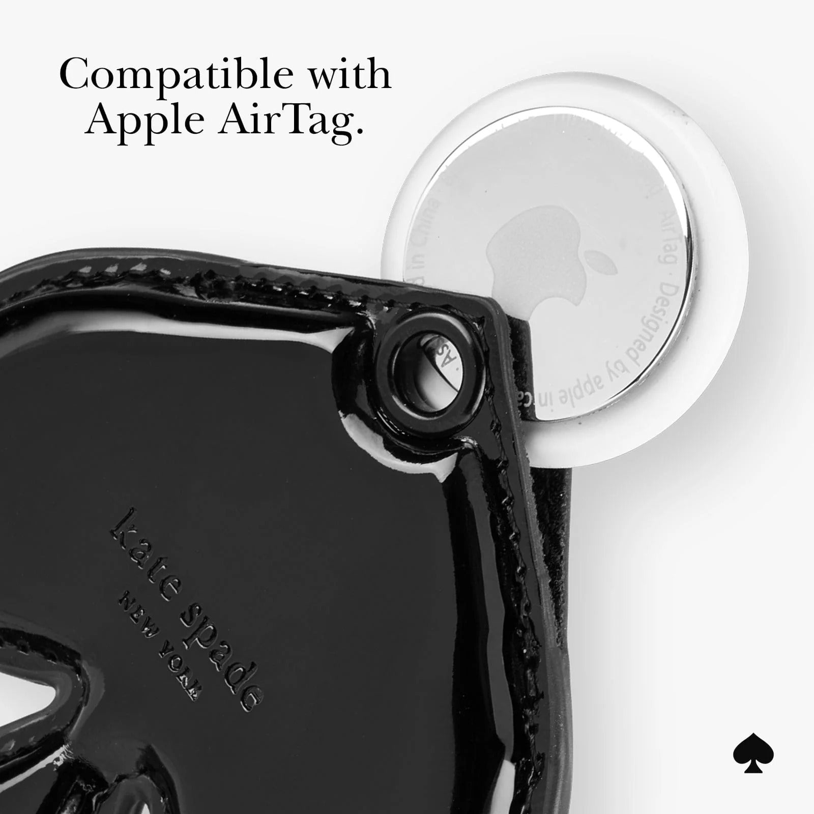 Kate Spade Keychain Spade Charm for AirTag - Mac Addict