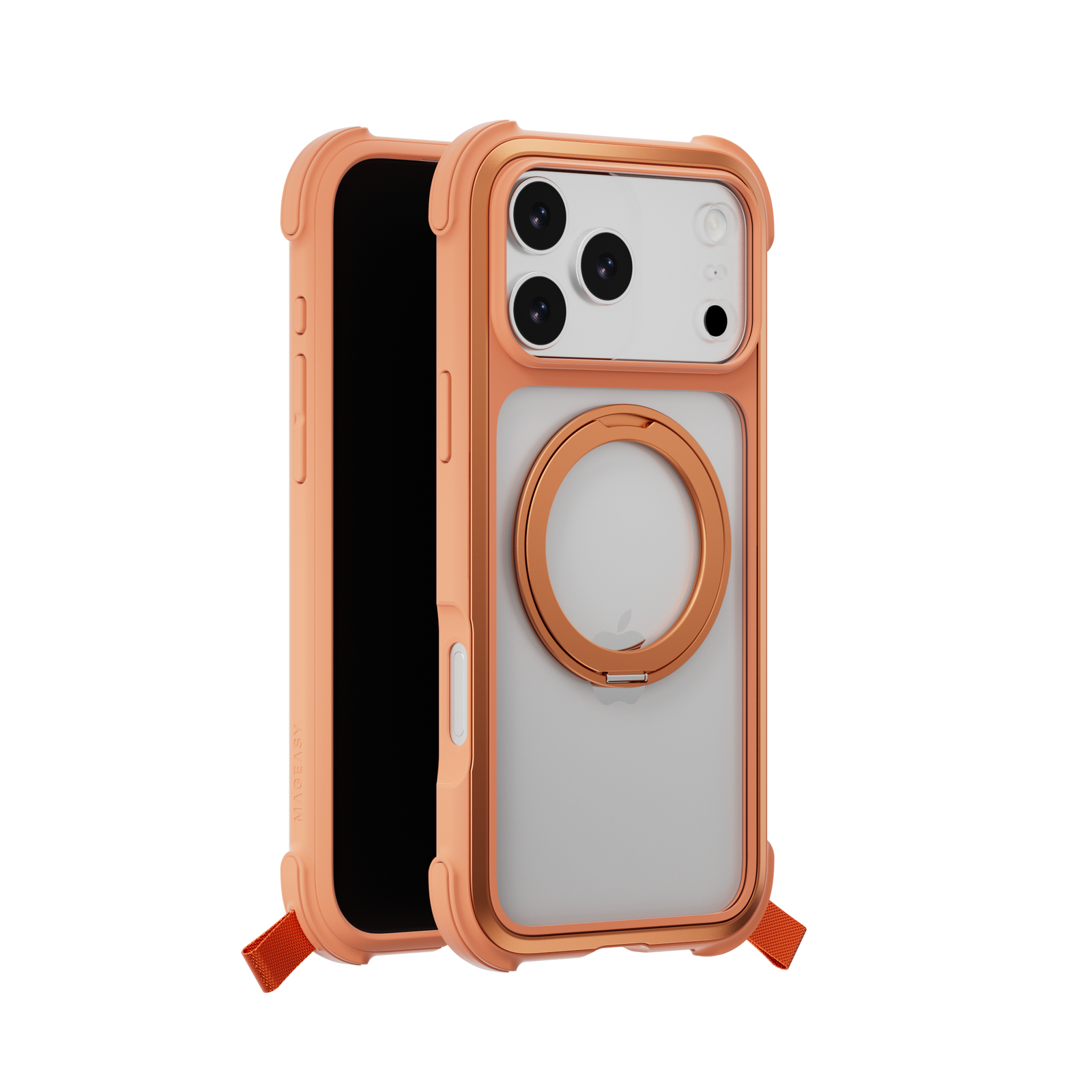 MagEasy Odyssey Stand M 360 Case for iPhone 17 Pro Max - Coral - Mac Addict