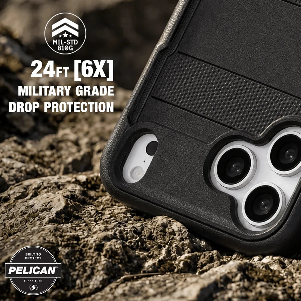 Voyager MagSafe Case with Holster for iPhone 18 Pro Max in Black - Pelican