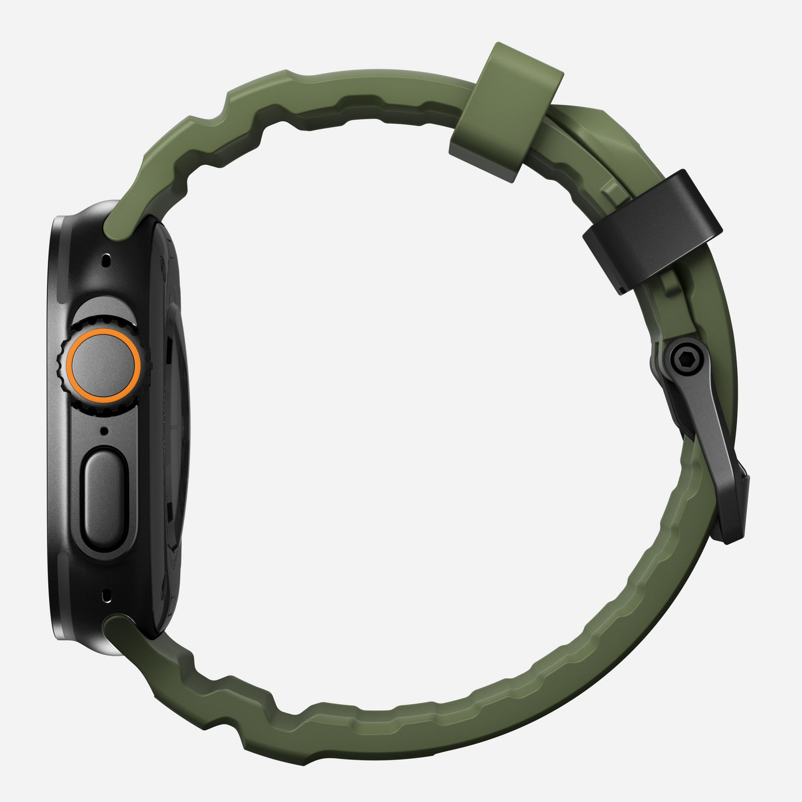 Nomad Rocky Point Band for Apple Watch 44-46-Ultra - Forest Green (Black Hardware)