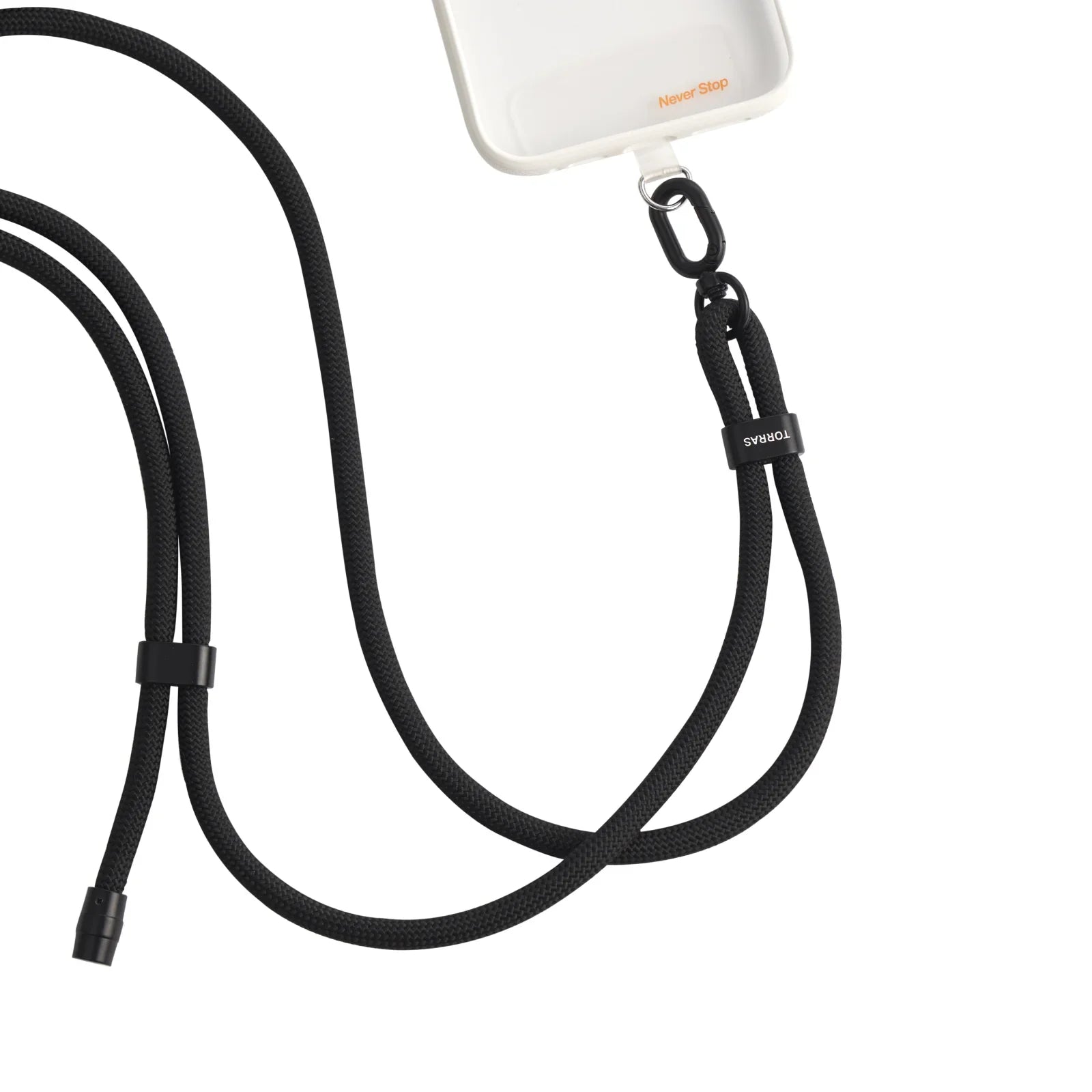 Crossbody Phone Lanyard Torras LoopGo Flex - Black