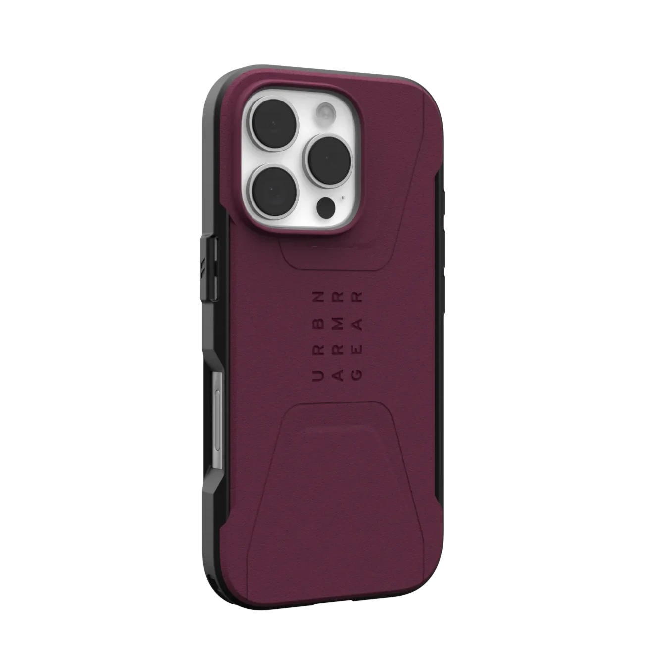UAG Civilian Rugged Slim iPhone 16 Pro 6.3 Case & MagSafe - Bordeaux