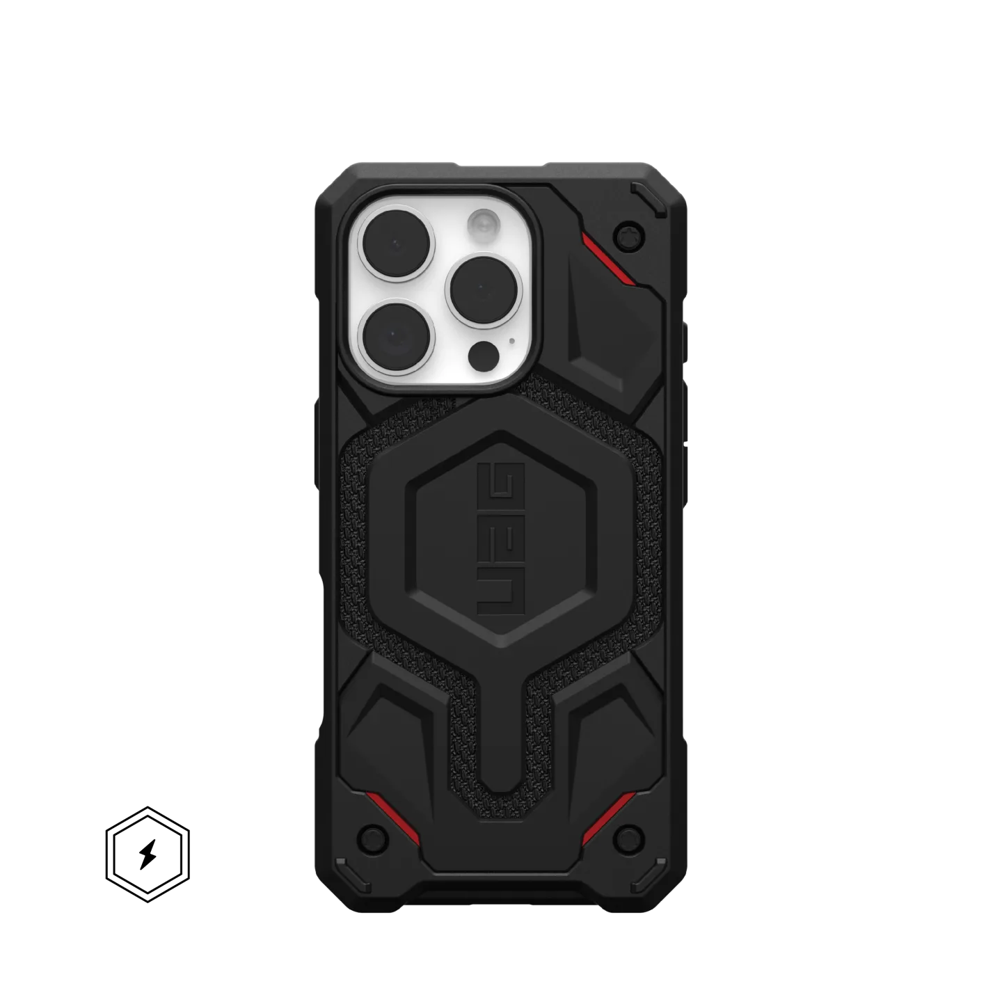UAG Monarch Pro Kevlar iPhone 16 Pro 6.3 Case & MagSafe - Kevlar Black