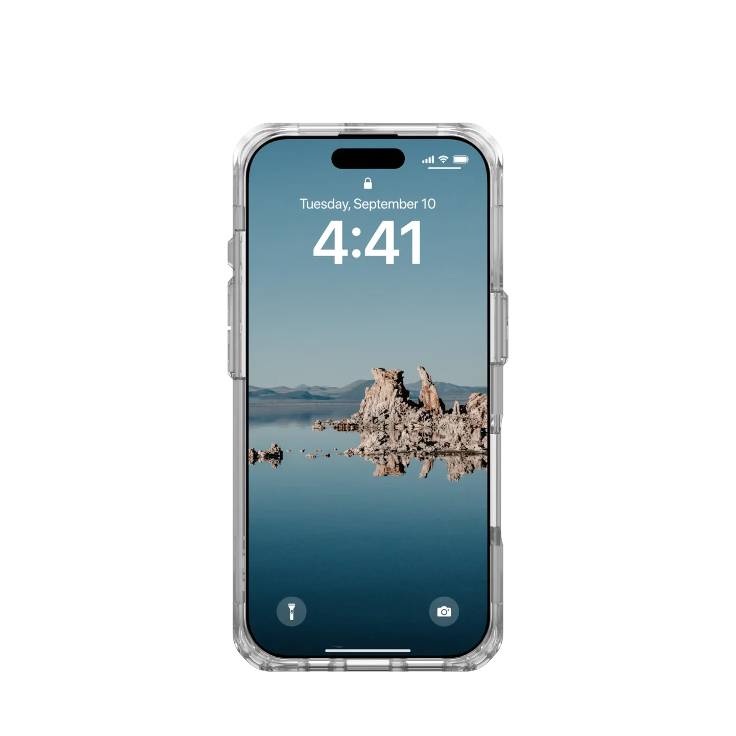 UAG Plyo iPhone 16 Pro 6.3 Case & MagSafe - Ice / White