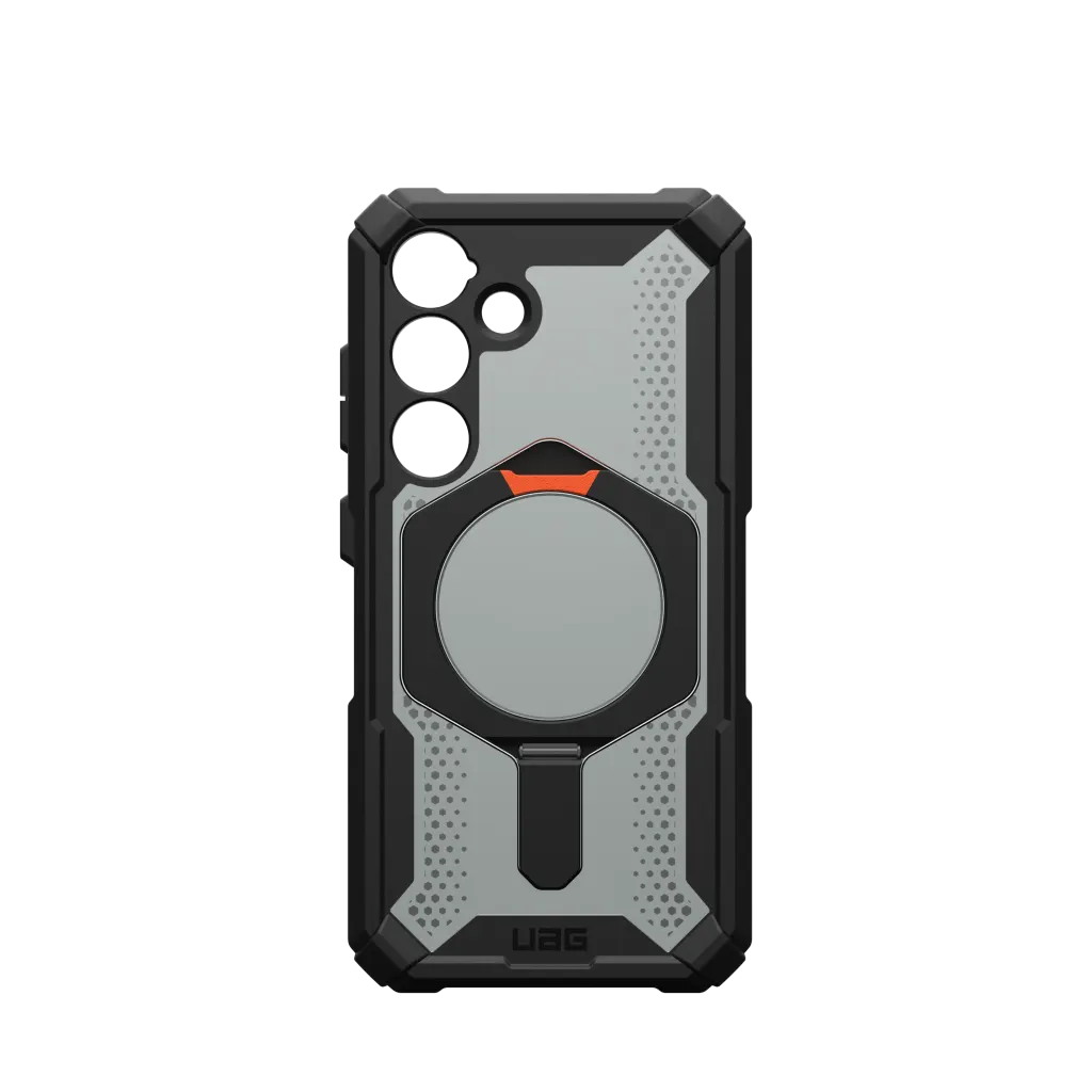 UAG Plasma XTE Case with Kickstand Samsung S24 Standard 5G 6.2 - Black Orange - Mac Addict
