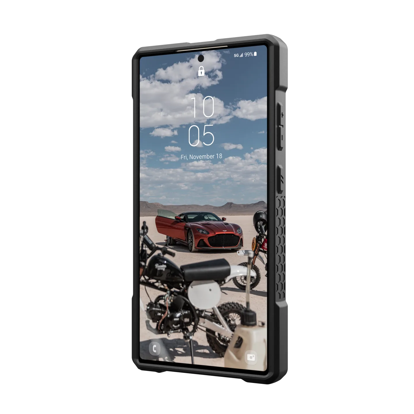 UAG Monarch Pro Rugged Case & Magnet Samsung S24 Ultra 5G 6.8 - Kevlar Green - Mac Addict