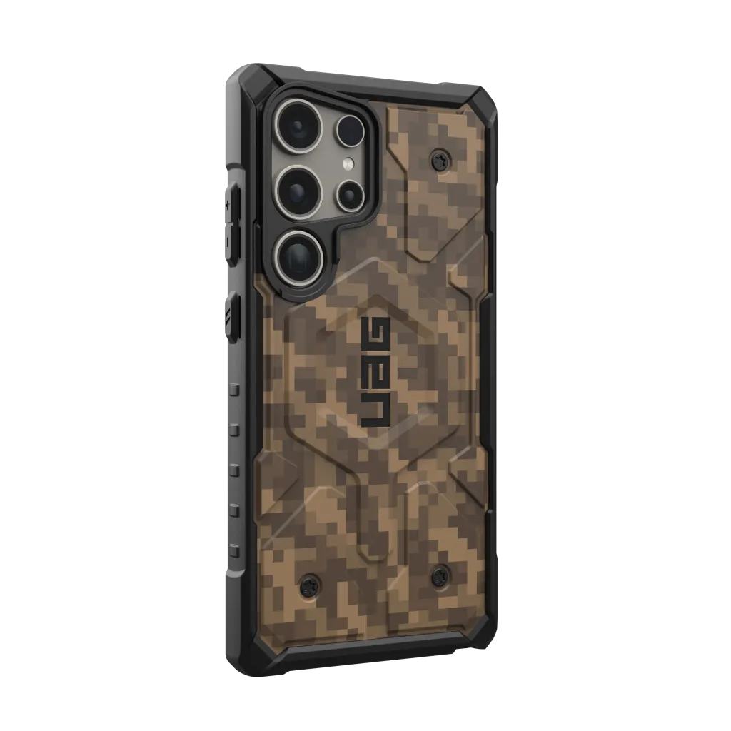 UAG Pathfinder Magsafe Rugged Case Samsung S24 Ultra 5G 6.8 - Camo Dark Earth - Mac Addict