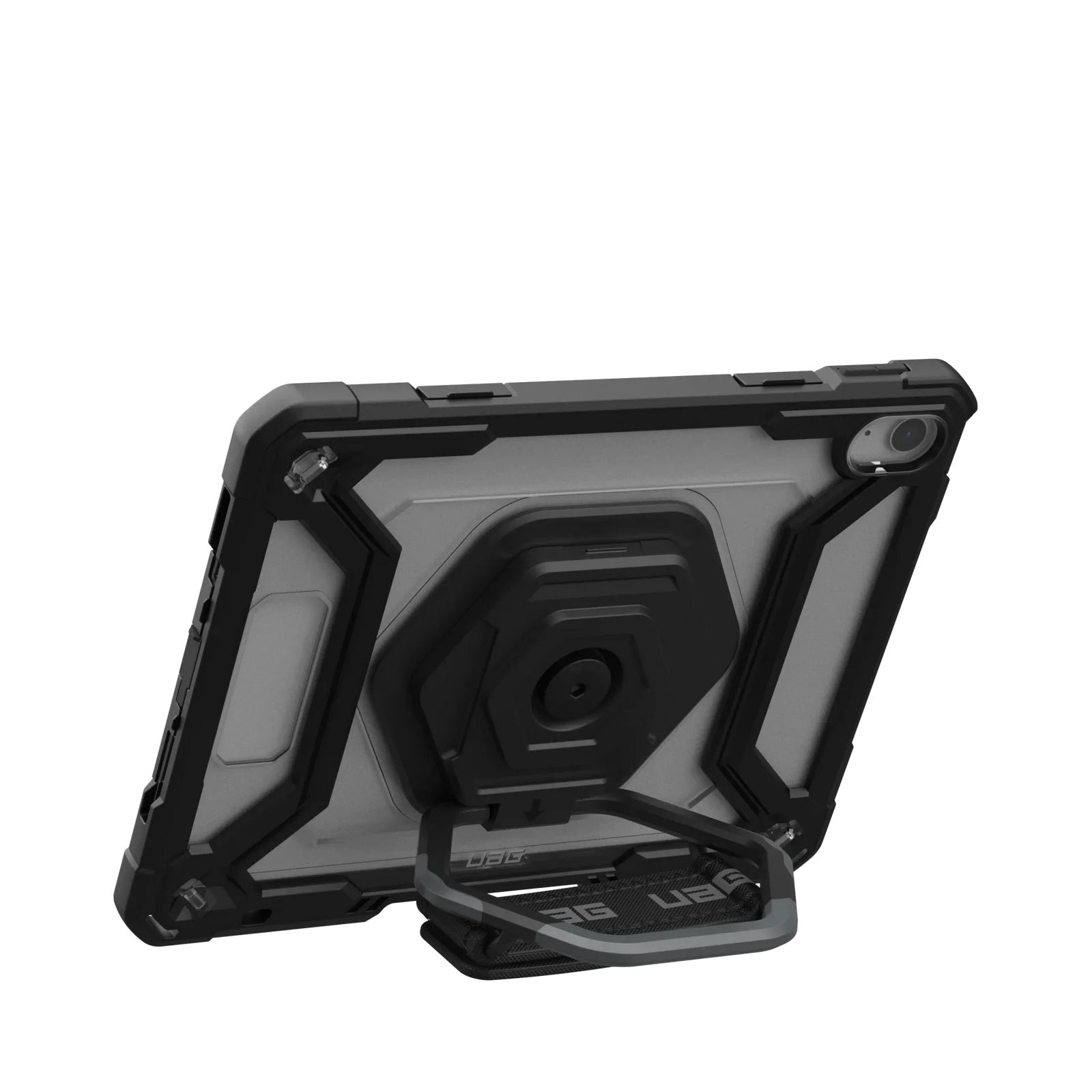 UAG Plasma Rugged Case iPad 10th Gen 10.9 Kickstand & Handstrap - Black
