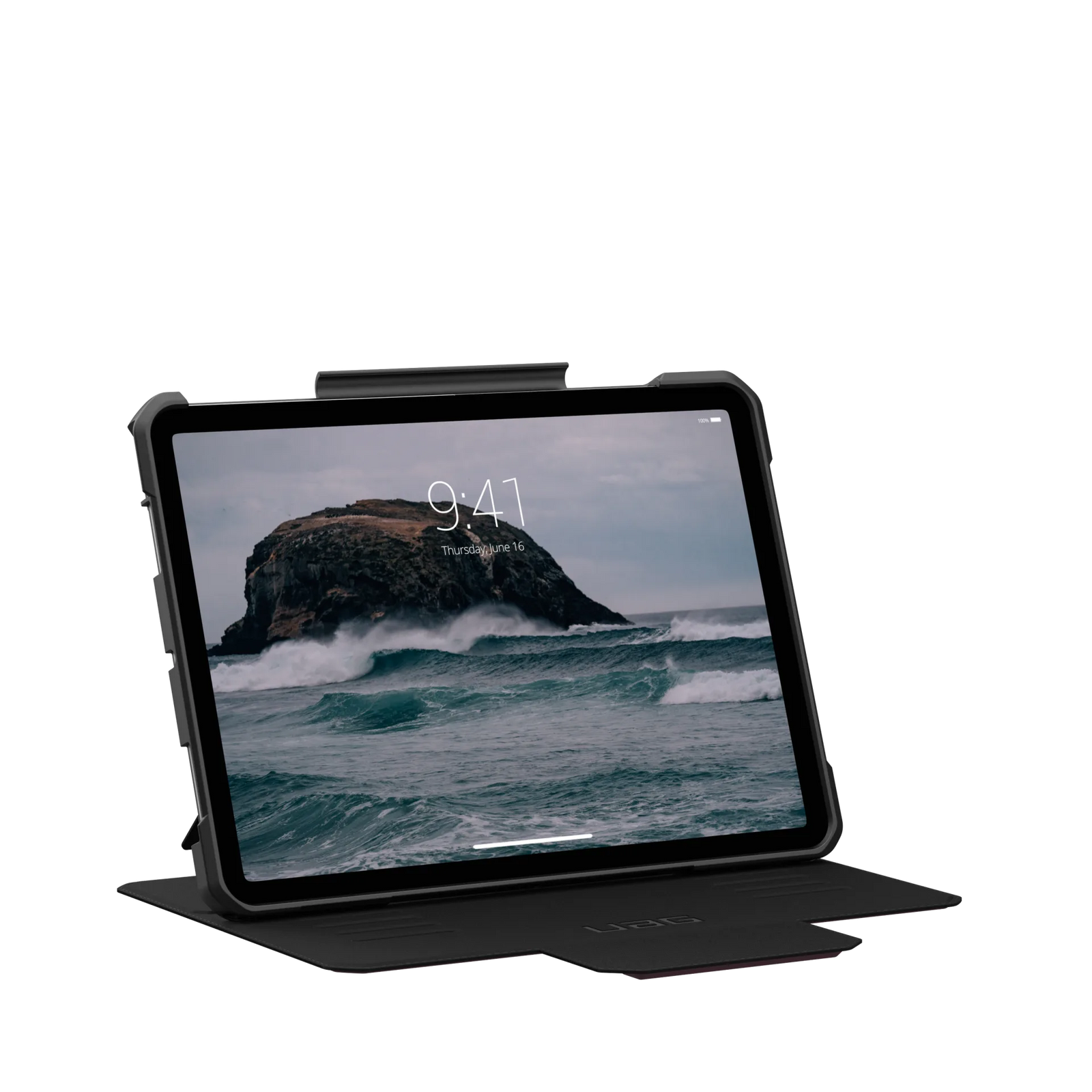 UAG Metropolis SE Folio Rugged Case iPad Air 11 M2 & M3 / Air 4th & Air 5th - Bordeaux Maroon - Mac Addict