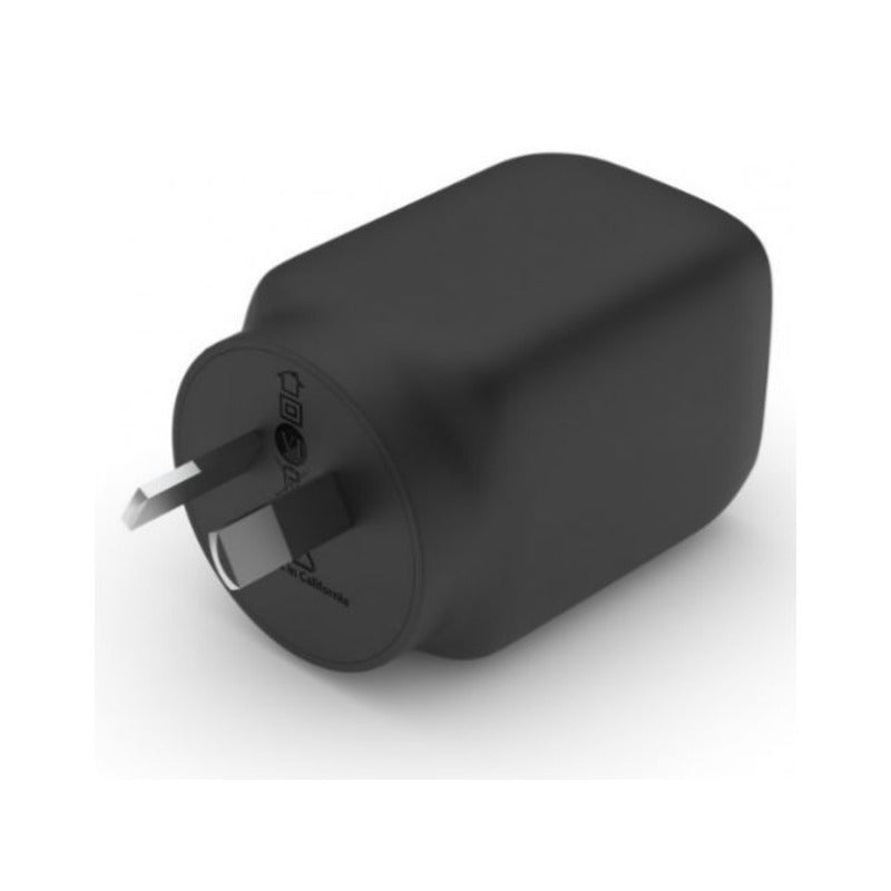 Belkin 65W Dual USB-C GaN Charger 45W x1 20W x1 - Black - Mac Addict