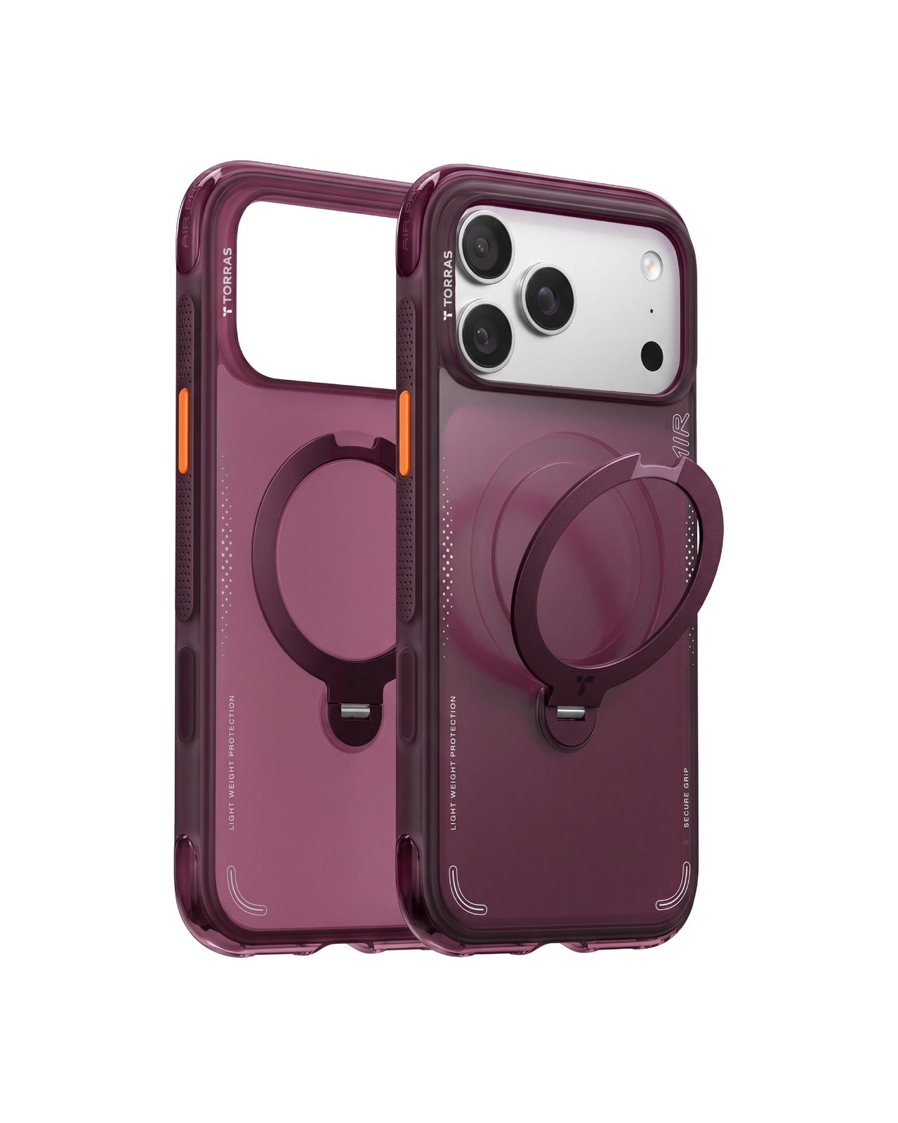 Ostand Q3 Spin Air MagSafe Case iPhone 18 Pro in Deep Purple - Torras