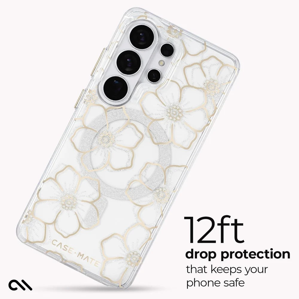 Case-Mate Floral Gem Magnet Case Samsung S26 Ultra - Clear