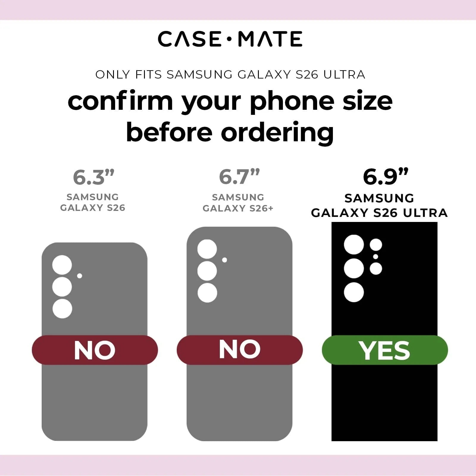 Case-Mate HD Lens Protector Samsung Galaxy S26 Ultra - Clear - Mac Addict