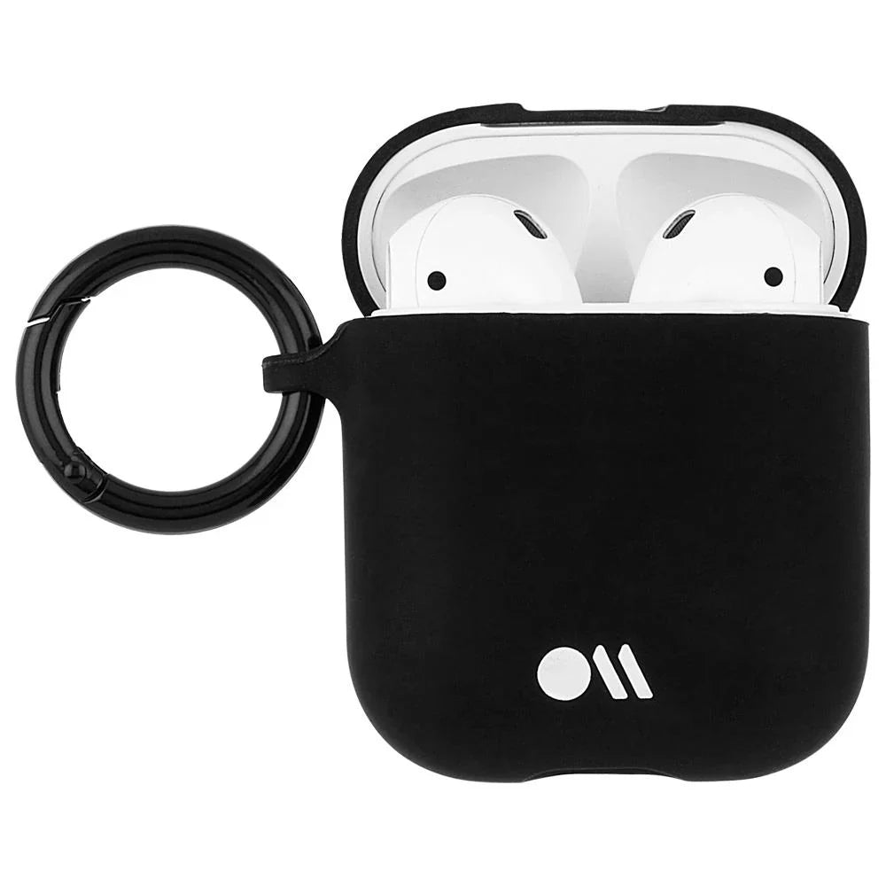 Case-Mate AirPods Case with Ring Clip & Neckstrap for AirPods 1st & 2nd Gen - Black