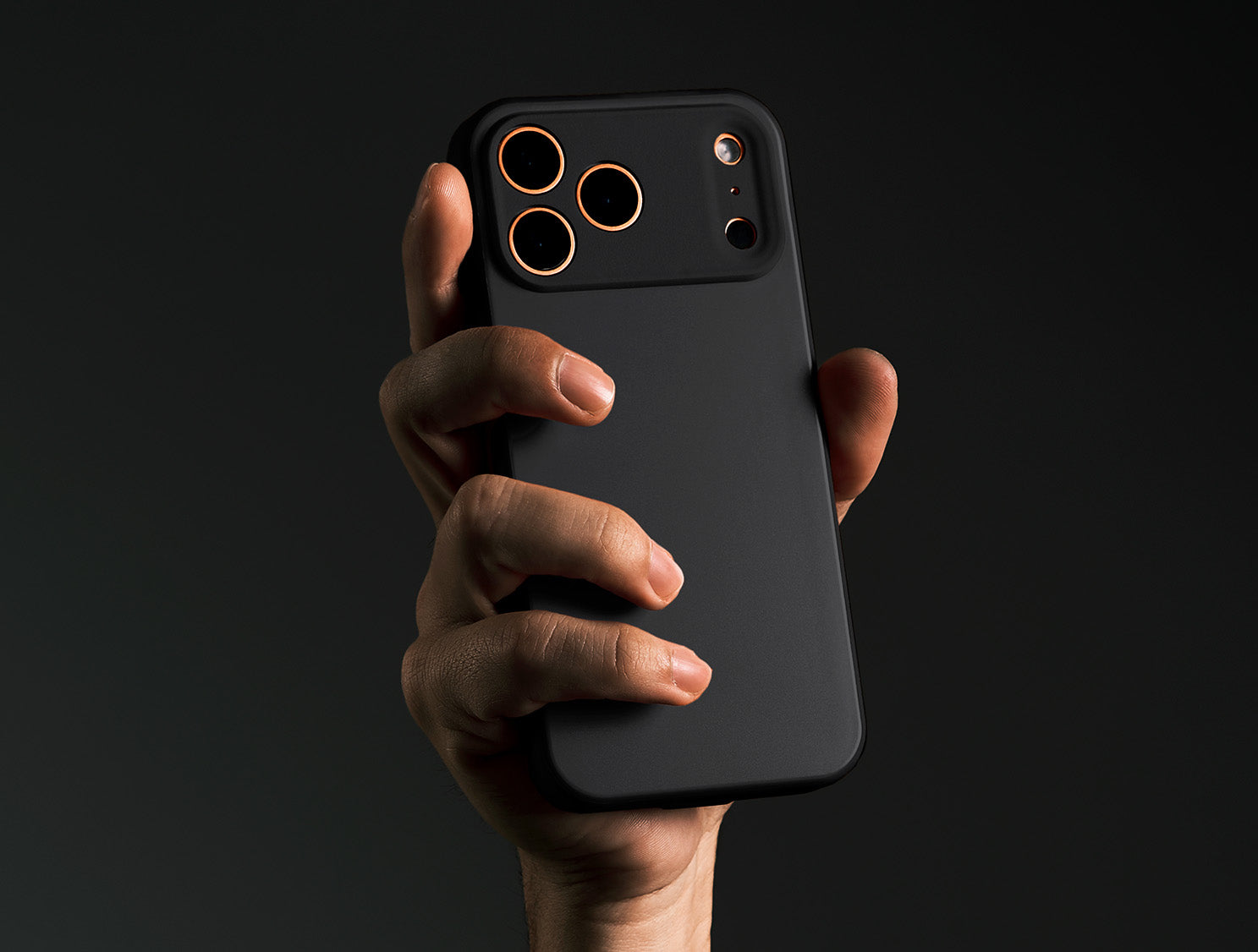 Caudabe Paragon PRECISE Case MagSafe iPhone 17 Pro 6.3 - Midnight Black