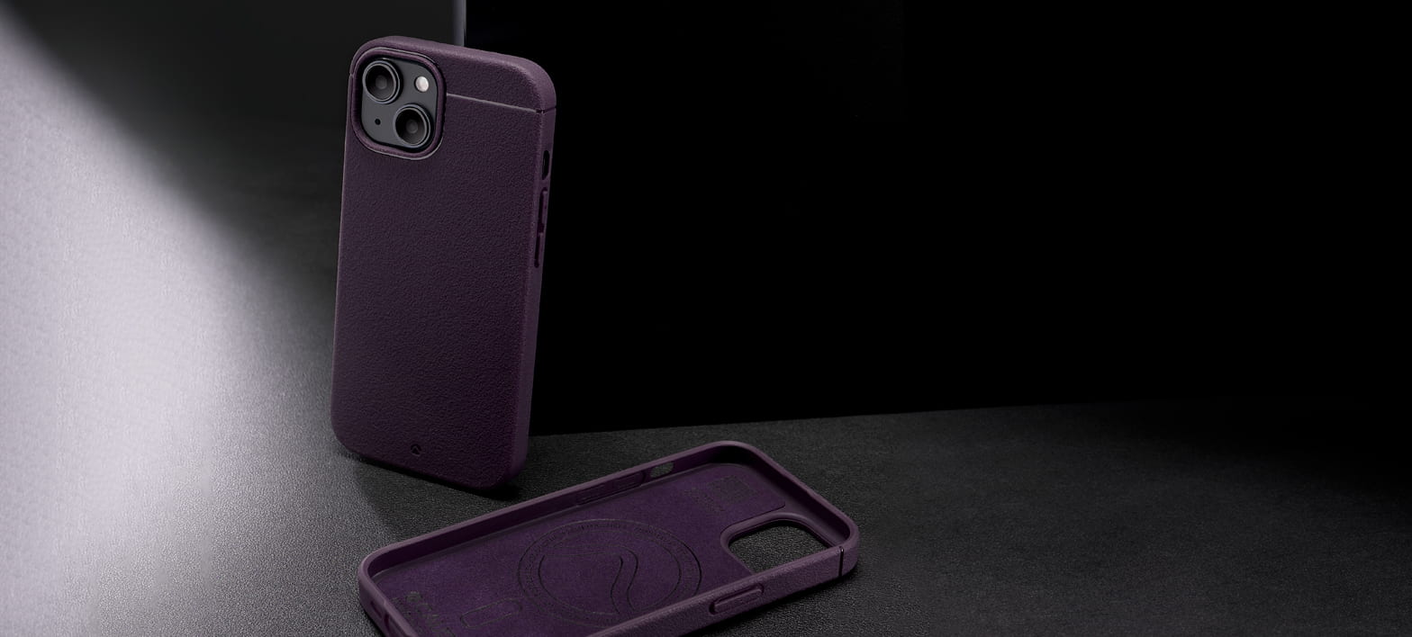 Caudabe Sheath Slim Protective Case MagSafe iPhone 15 Standard 6.1 - Amethyst