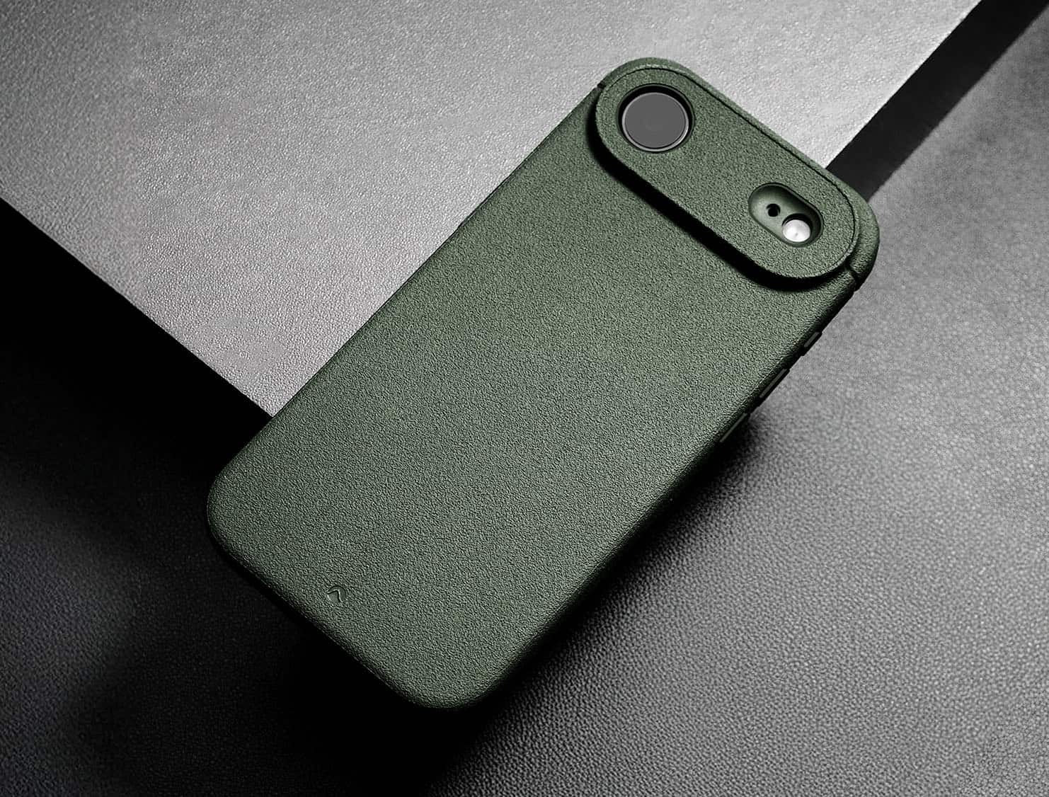 Caudabe Sheath Slim Protective Case MagSafe iPhone 17 Air 6.5 - Eucalyptus Green