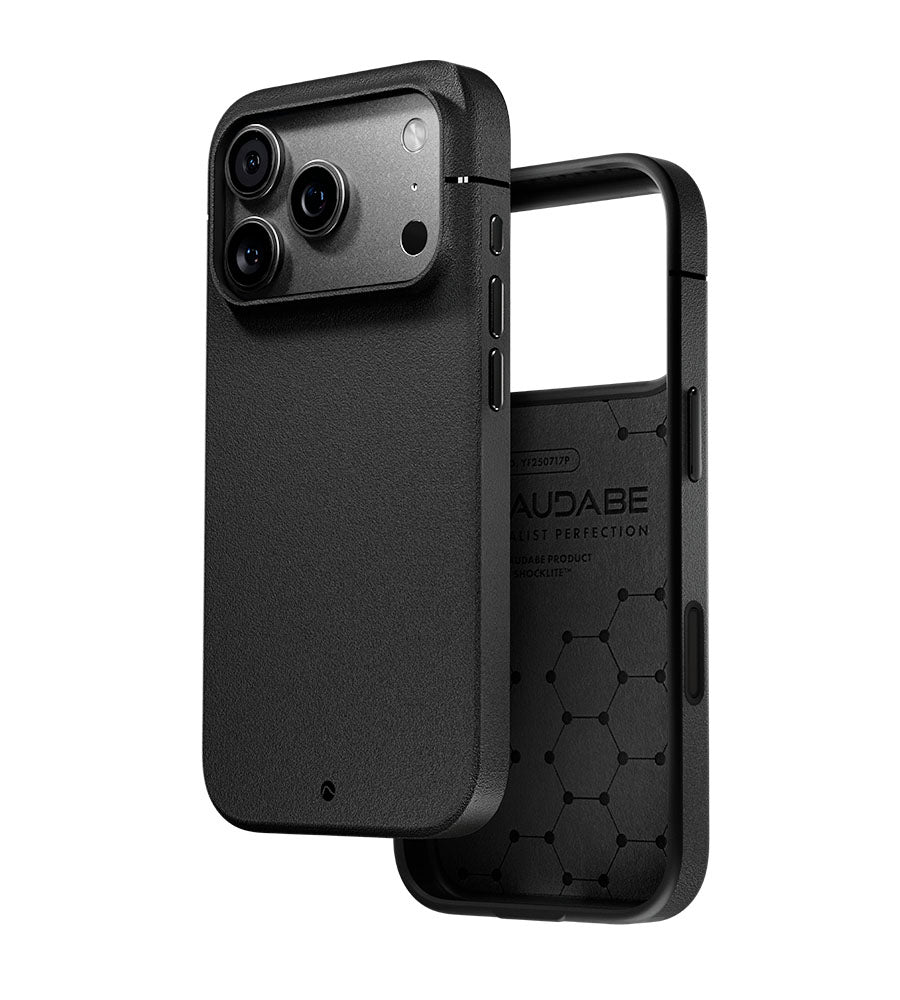 Sheath Open case for iPhone 18 Pro 6.3" in Black - Caudabe